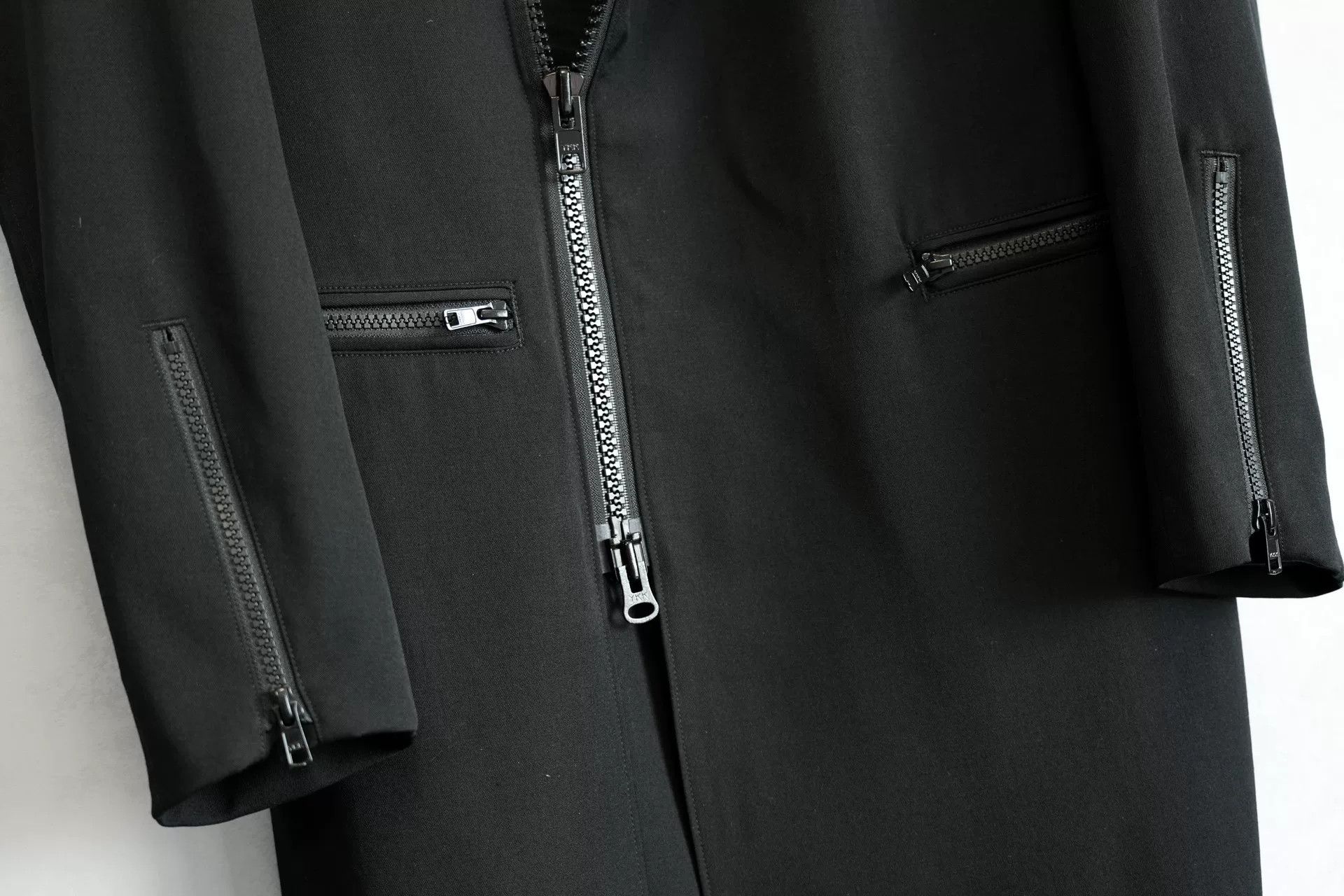 Yohji Yamamoto Yohji Yamamoto 20SS Zip Biker Wool Coat Size US S / EU 44-46 / 1 - 6 Thumbnail