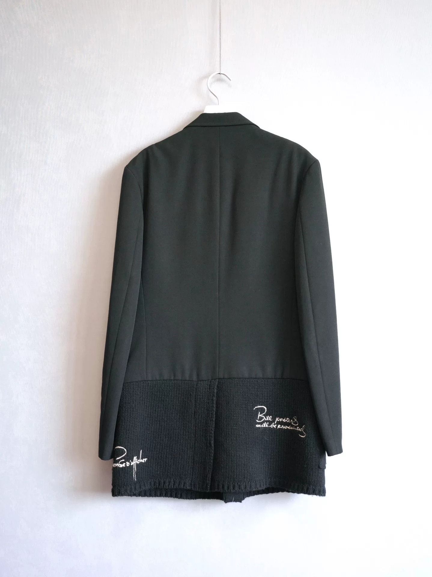 Yohji Yamamoto Yohji Yamamoto 07AW Embroidered Knit Coat Size US L / EU 52-54 / 3 - 2 Thumbnail