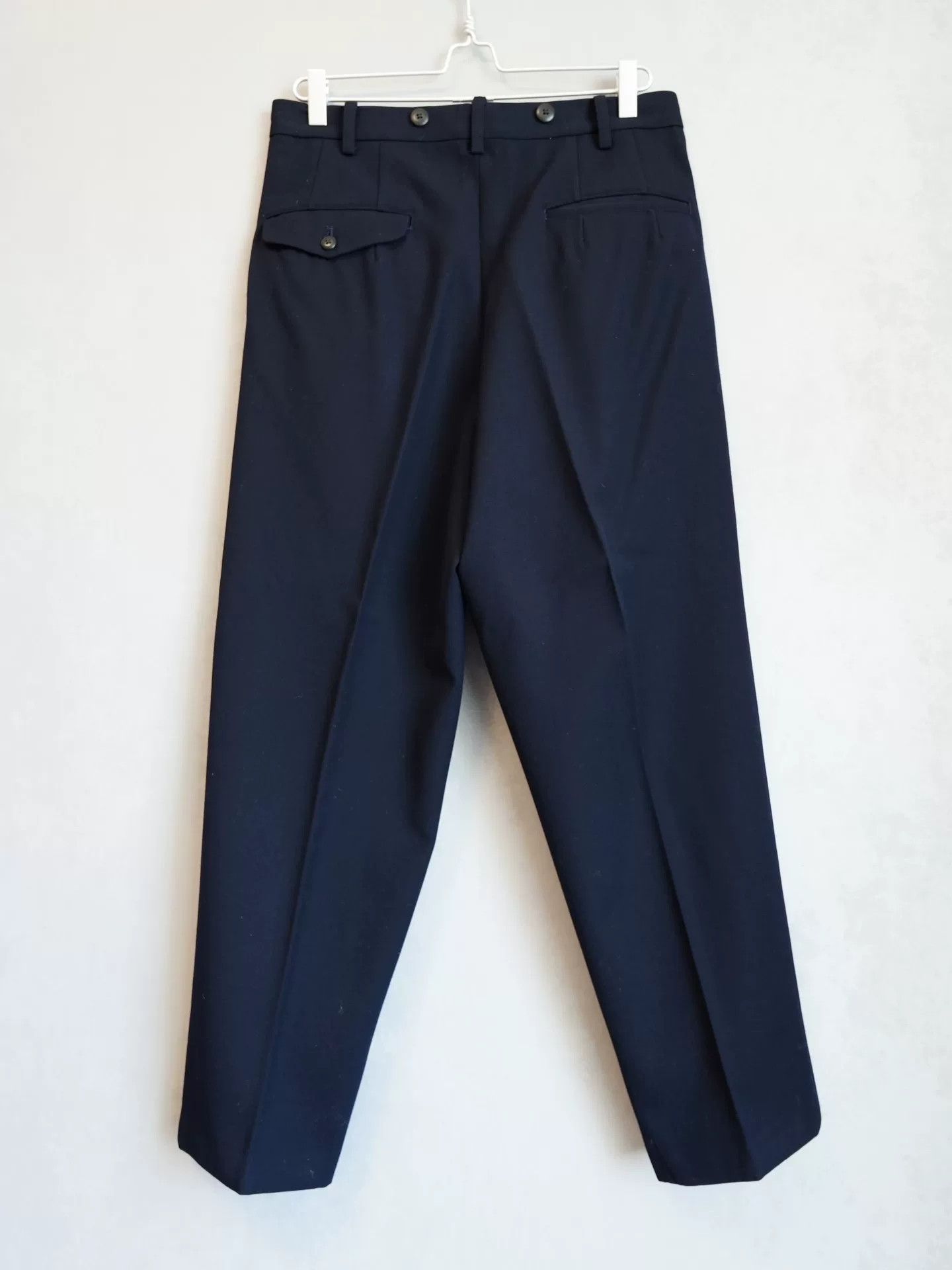 Yohji Yamamoto Yohji Yamamoto 88AW Straight Wool Pants Size US 26 / EU 42 - 2 Thumbnail