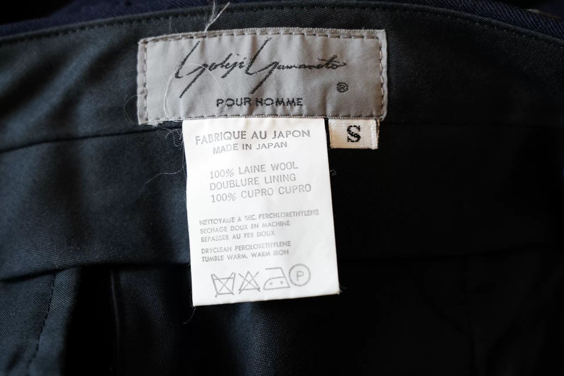 Yohji Yamamoto Yohji Yamamoto 88AW Straight Wool Pants Size US 26 / EU 42 - 5 Thumbnail