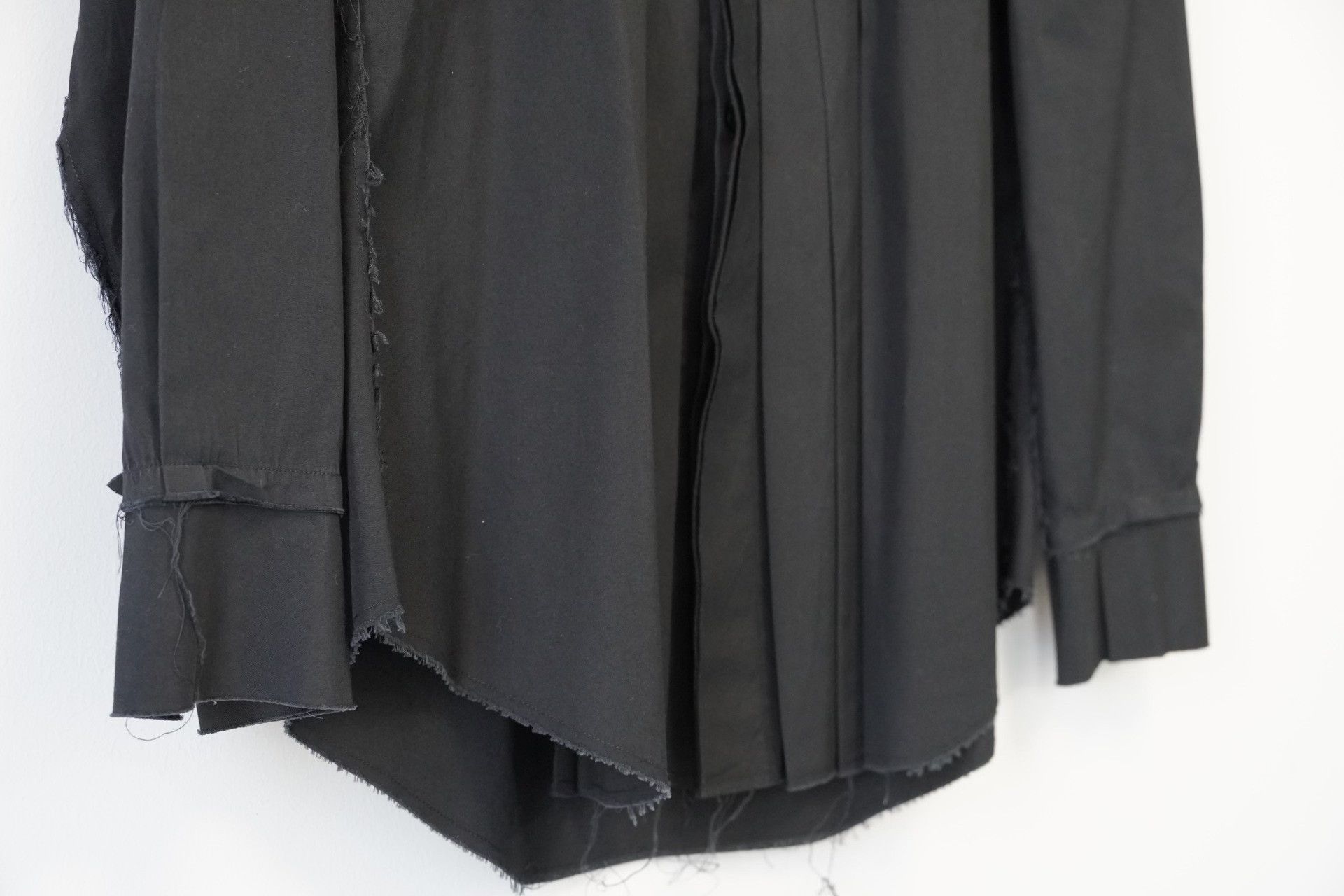 Yohji Yamamoto Yohji Yamamoto 11AW Multi-Placket Black Shirt Size US M / EU 48-50 / 2 - 3 Thumbnail