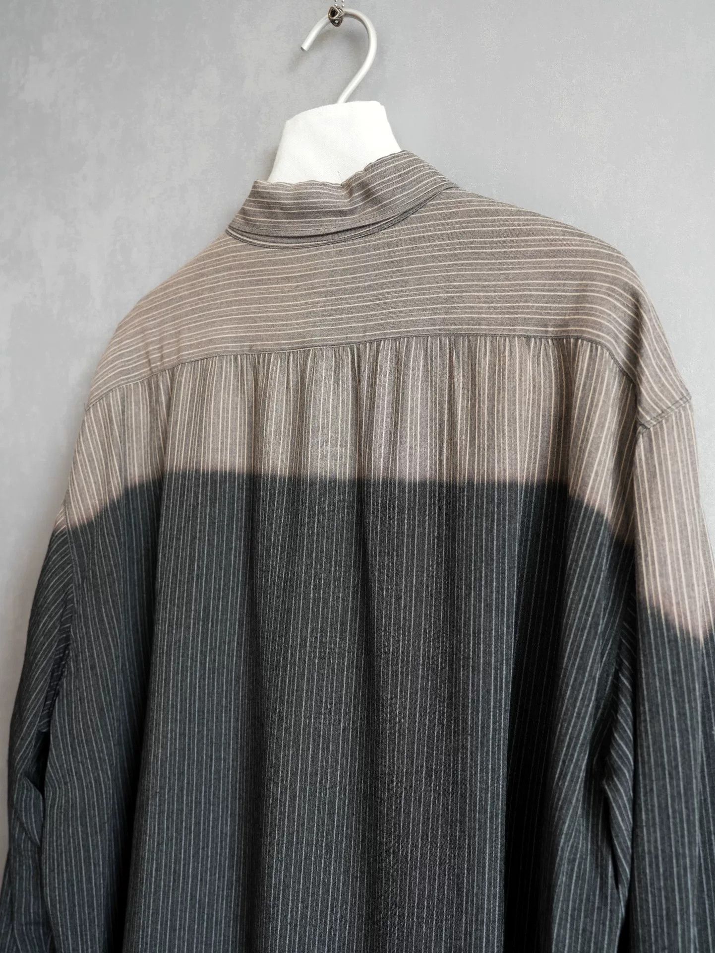 Yohji Yamamoto Yohji Yamamoto 96AW Stripe Faded Shirt Size US M / EU 48-50 / 2 - 4 Thumbnail