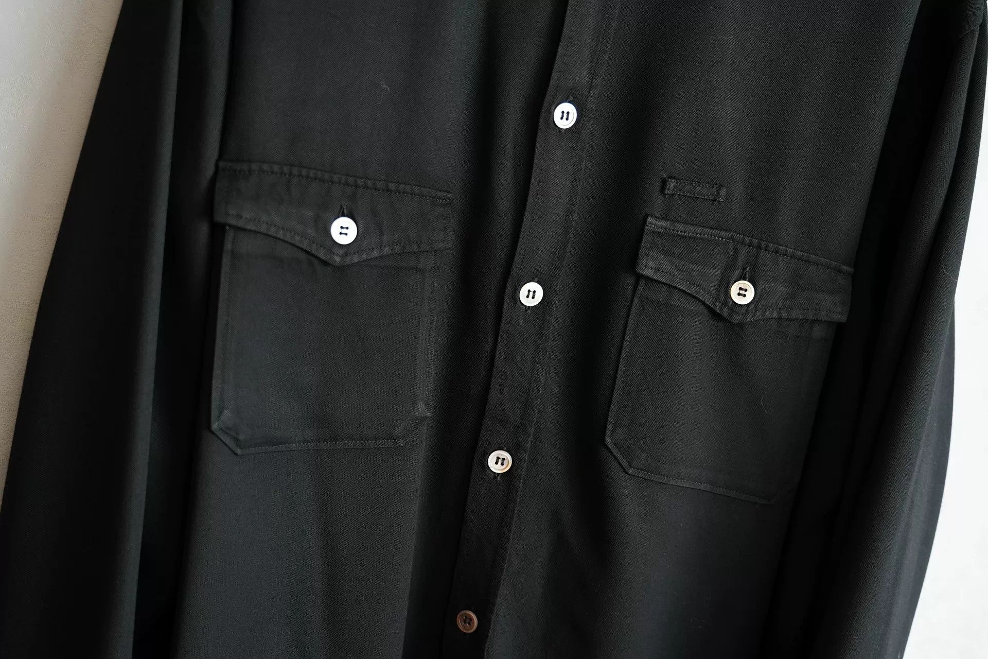 Yohji Yamamoto Yohji Yamamoto Y's for men 90SS silk shirt Size US M / EU 48-50 / 2 - 2 Thumbnail