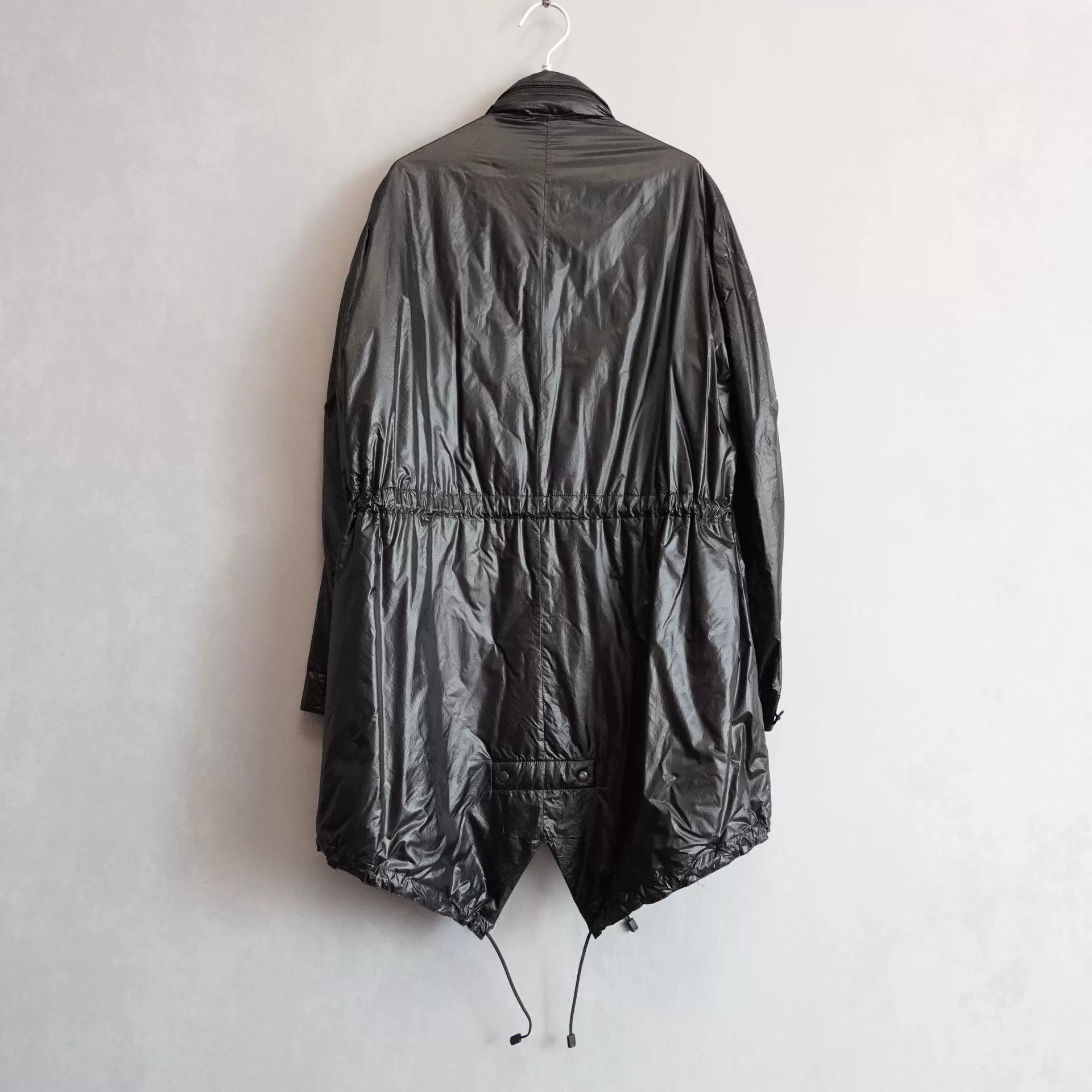 Yohji Yamamoto Yohji Yamamoto 13SS Nylon Fish Tail Coat Size US S / EU 44-46 / 1 - 5 Thumbnail