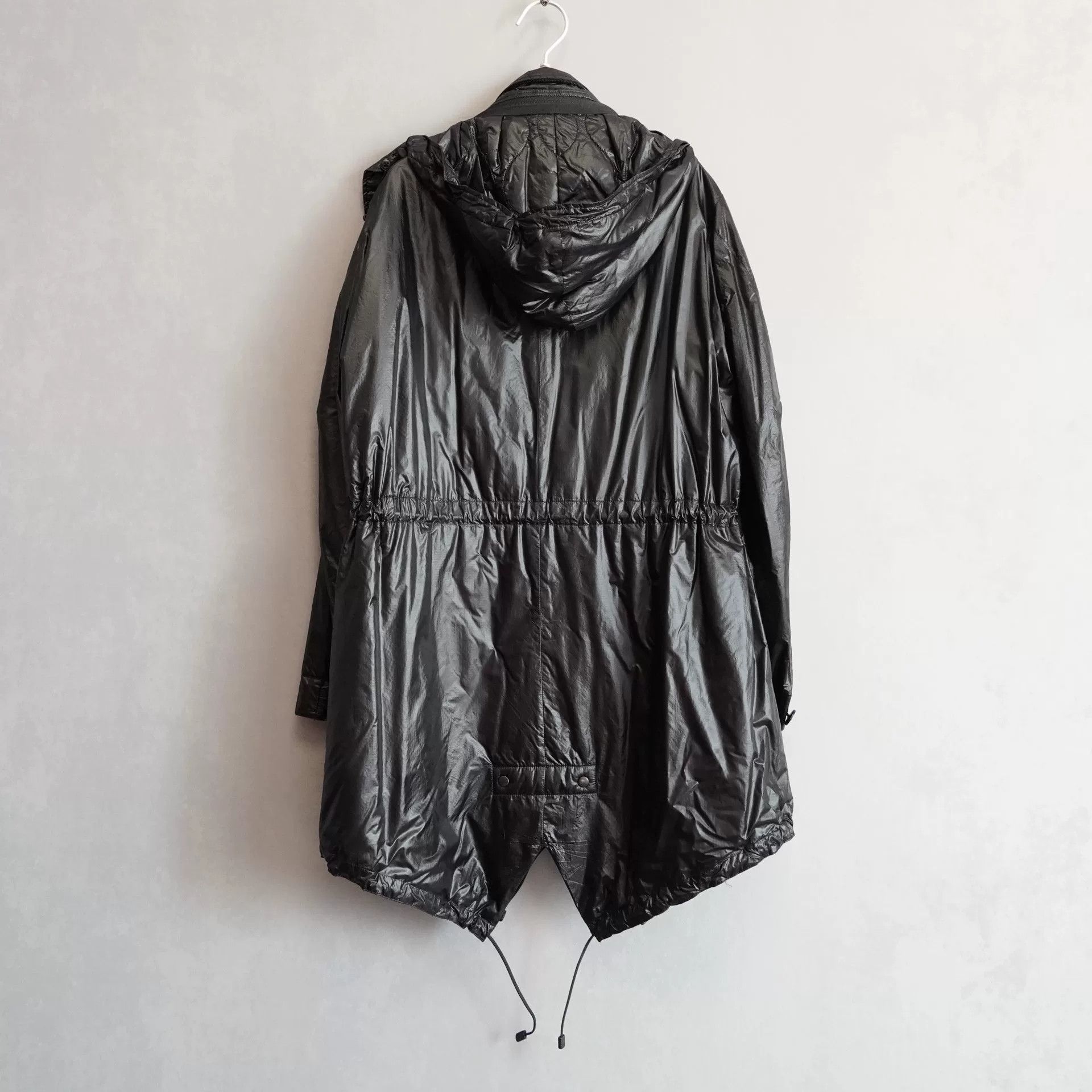 Yohji Yamamoto Yohji Yamamoto 13SS Nylon Fish Tail Coat Size US S / EU 44-46 / 1 - 4 Thumbnail