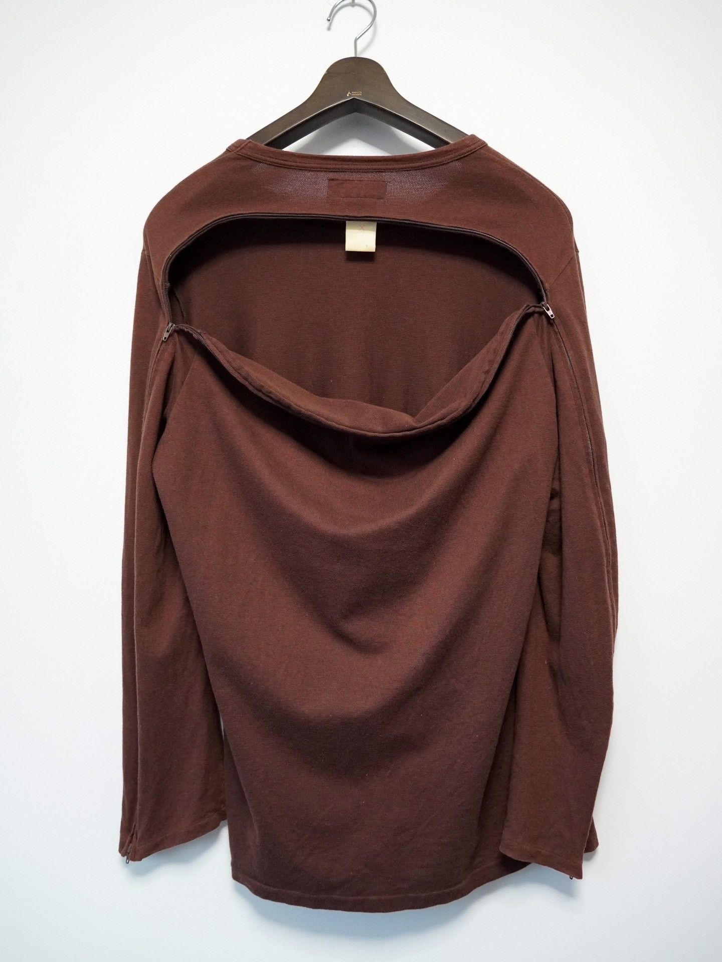 Yohji Yamamoto Yohji Yamamoto 2004AW Back Zip Longsleeve Size US L / EU 52-54 / 3 - 3 Thumbnail