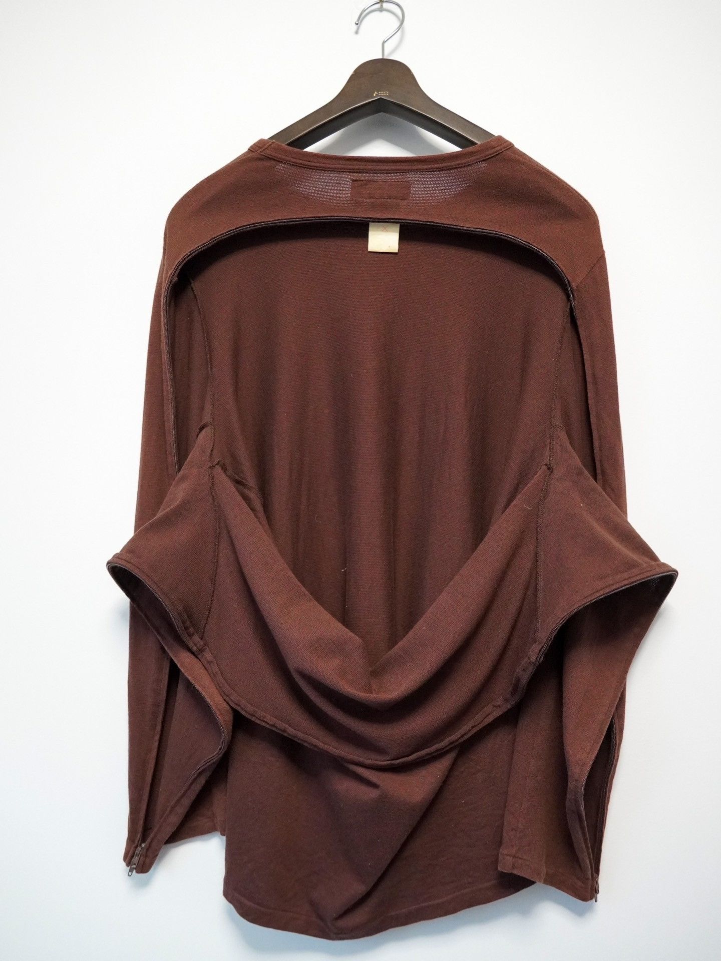 Yohji Yamamoto Yohji Yamamoto 2004AW Back Zip Longsleeve Size US L / EU 52-54 / 3 - 2 Thumbnail