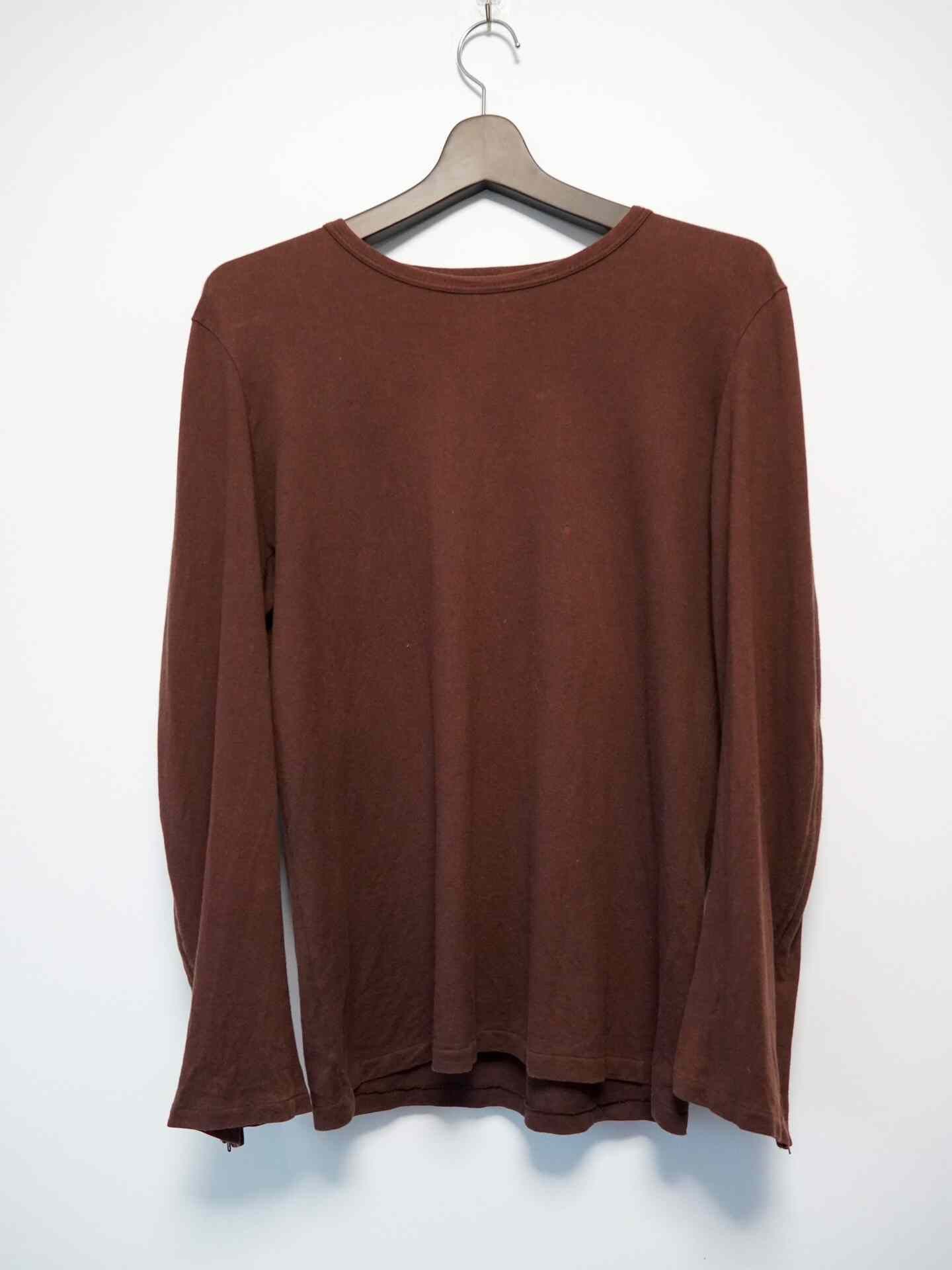 Yohji Yamamoto Yohji Yamamoto 2004AW Back Zip Longsleeve Size US L / EU 52-54 / 3 - 5 Thumbnail