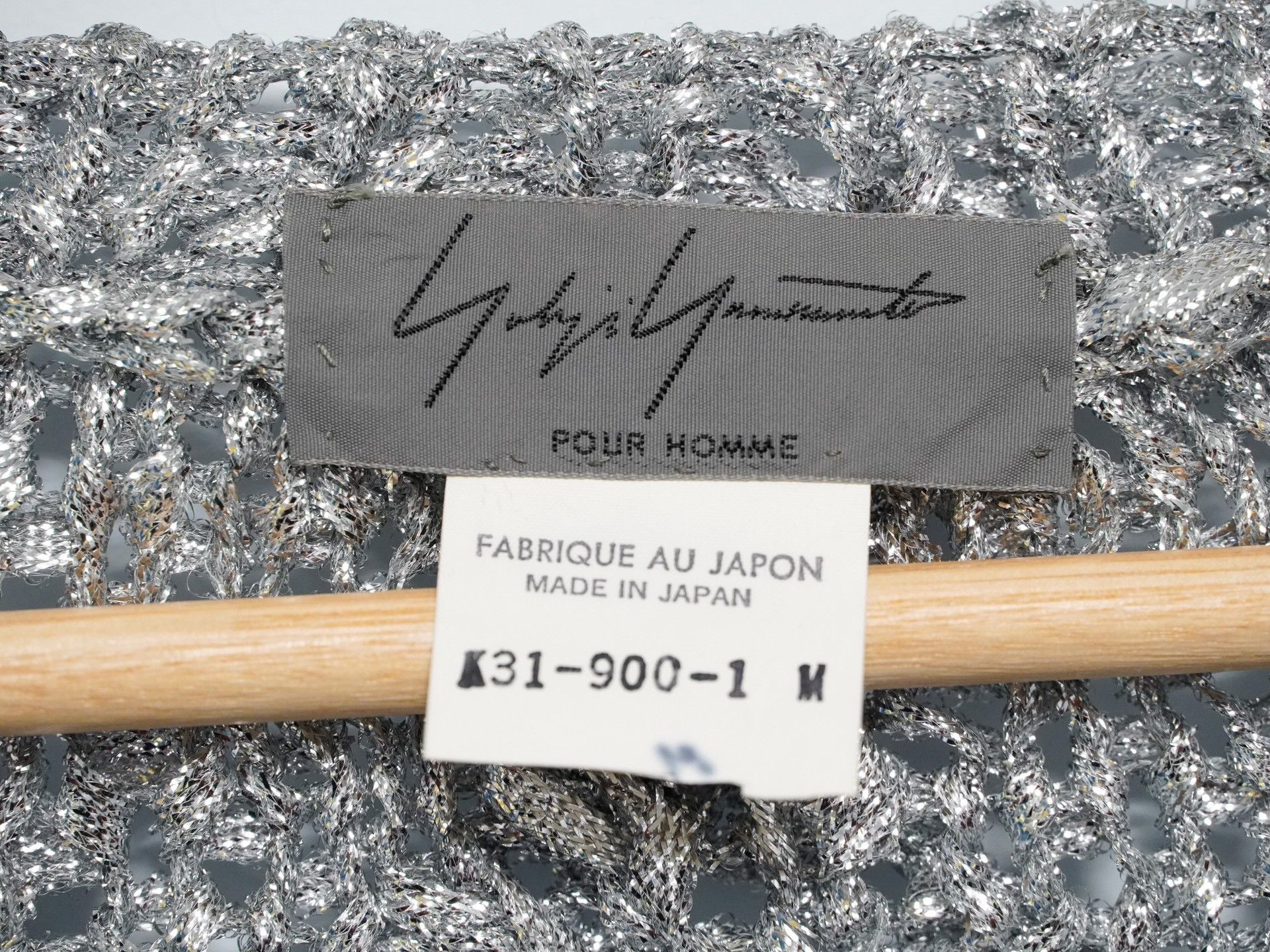 Yohji Yamamoto Yohji Yamamoto 80s Shimmer Diamond Knit Sweater Size US M / EU 48-50 / 2 - 7 Thumbnail