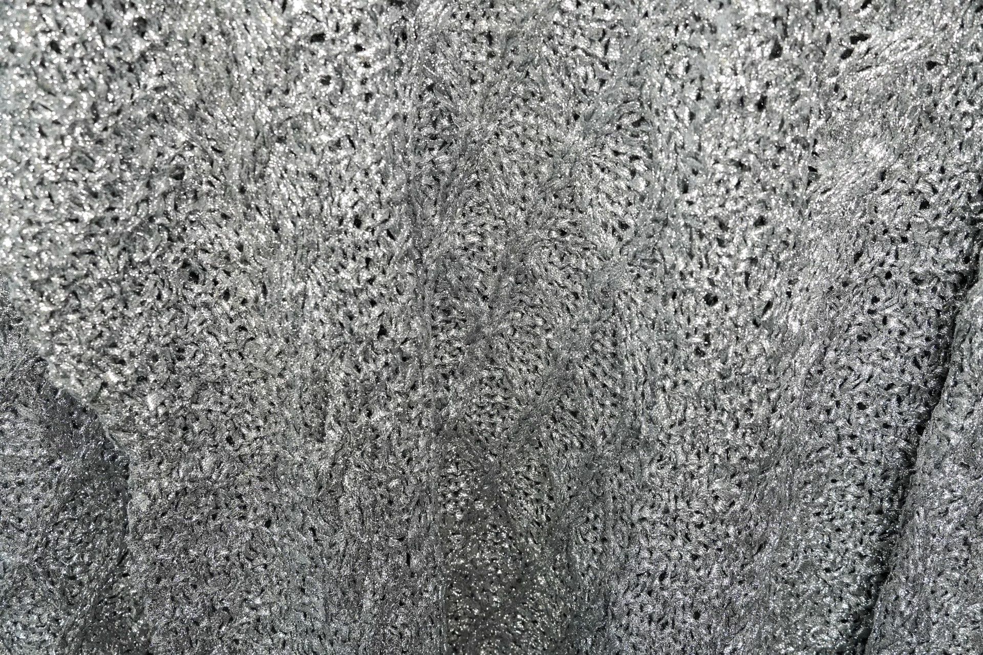 Yohji Yamamoto Yohji Yamamoto 80s Shimmer Diamond Knit Sweater Size US M / EU 48-50 / 2 - 6 Thumbnail