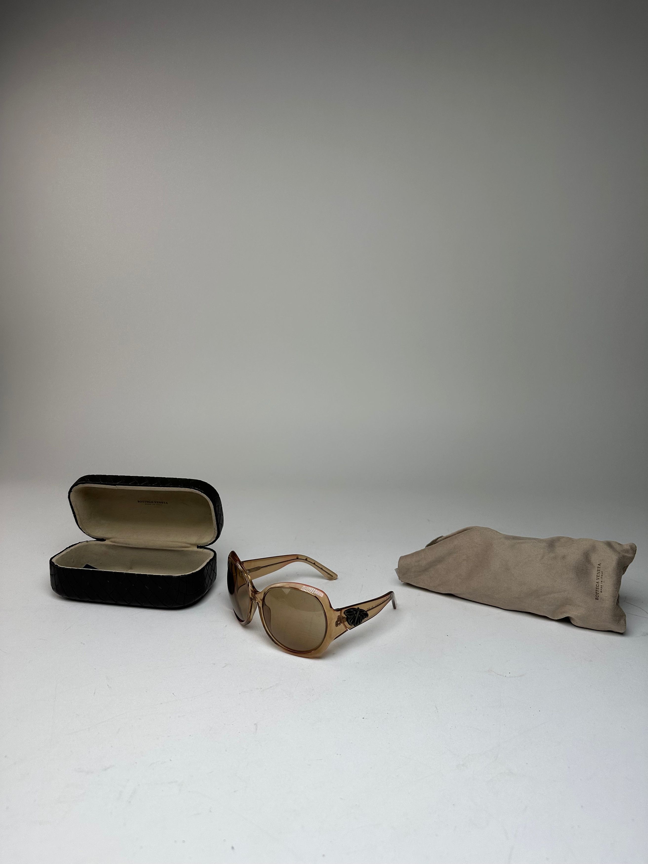 Bottega Veneta Vintage Overd Sunglasses beige Size ONE SIZE - 14 Thumbnail