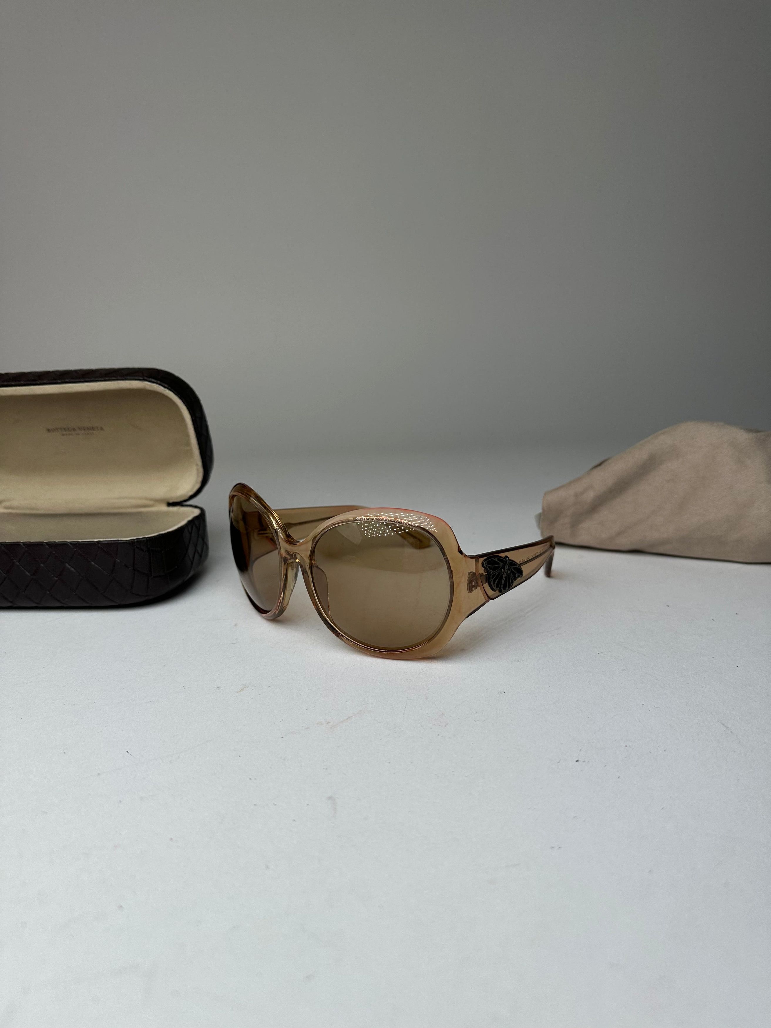 Bottega Veneta Vintage Overd Sunglasses beige Size ONE SIZE - 4 Thumbnail