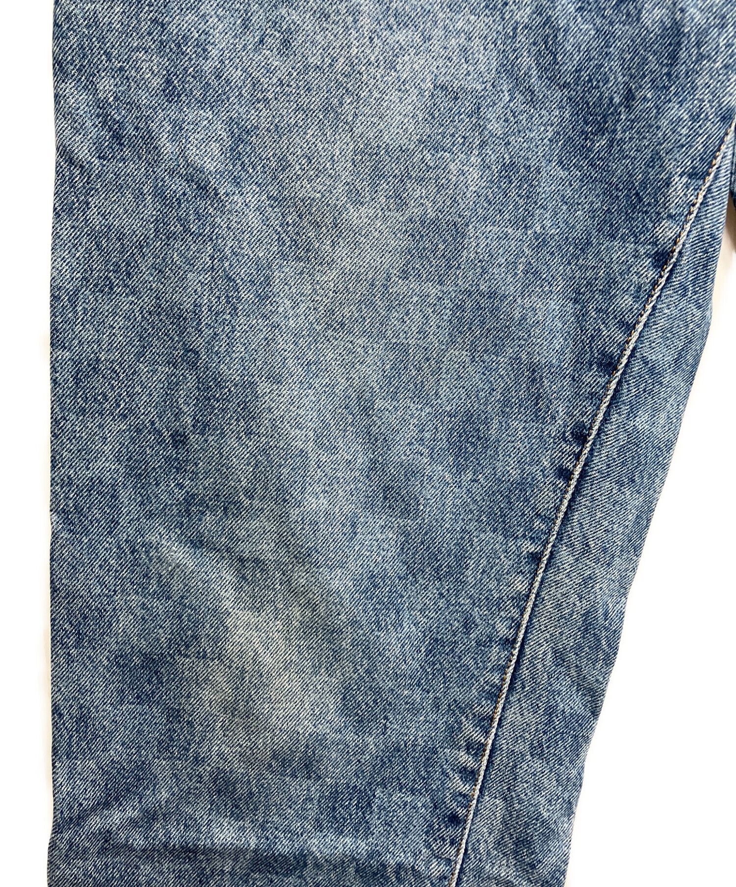 Supreme Washed Checkerboard Regular Jean Blue US 33