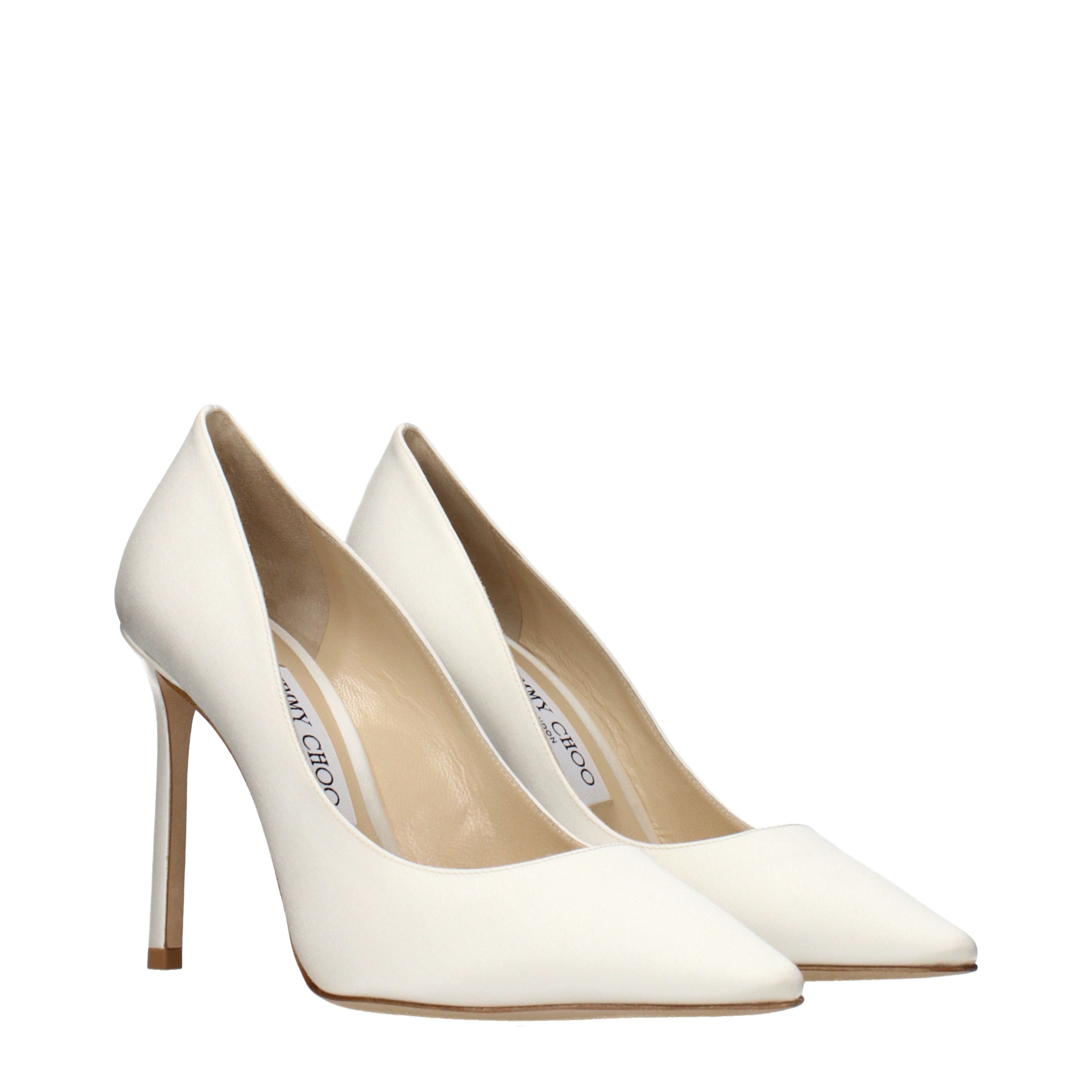 Jimmy Choo Jimmy Choo Pumps Women Satin Beige/Ivory Size US 11 / IT 41 - 2 Thumbnail