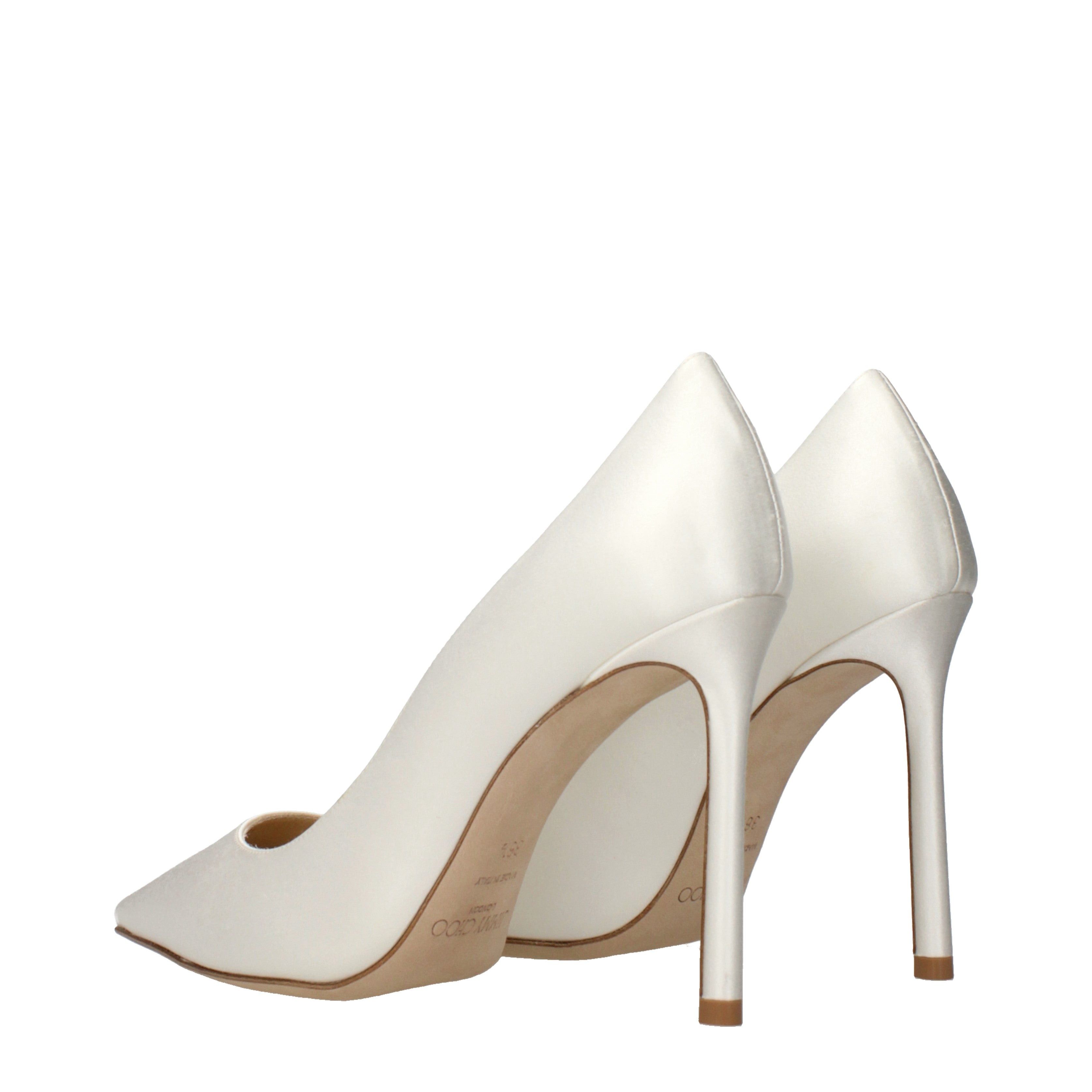 Jimmy Choo Jimmy Choo Pumps Women Satin Beige/Ivory Size US 11 / IT 41 - 4 Thumbnail