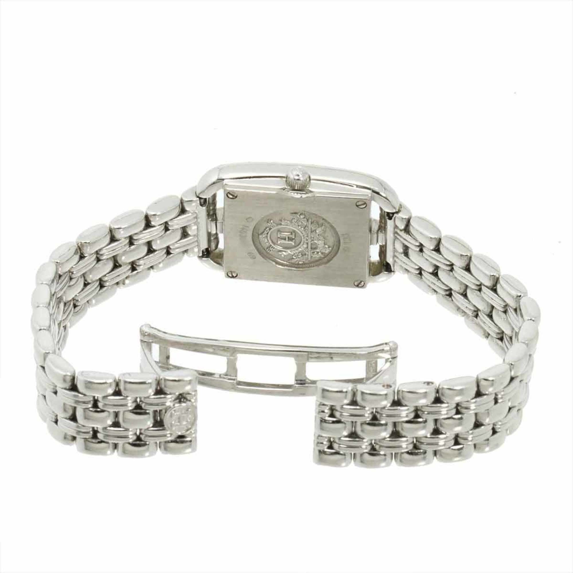 Hermes Hermes Cape Cod Mini CC1 192 Women's Watch, Diamond Bezel, White Shell, 18K Gold, Solid Quartz Watch Size ONE SIZE - 3 Thumbnail