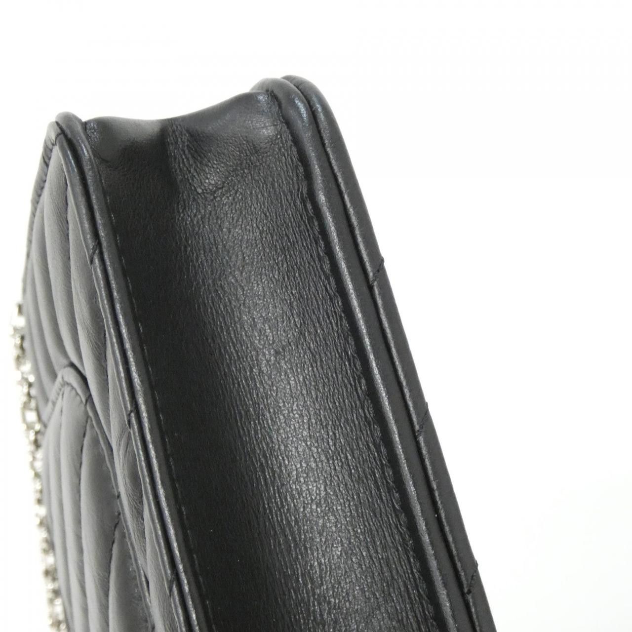 Chanel Chanel Chanel Calfskin Chain Wallet Leather Other 70328 DUTY FREE for USA Size ONE SIZE - 3 Thumbnail