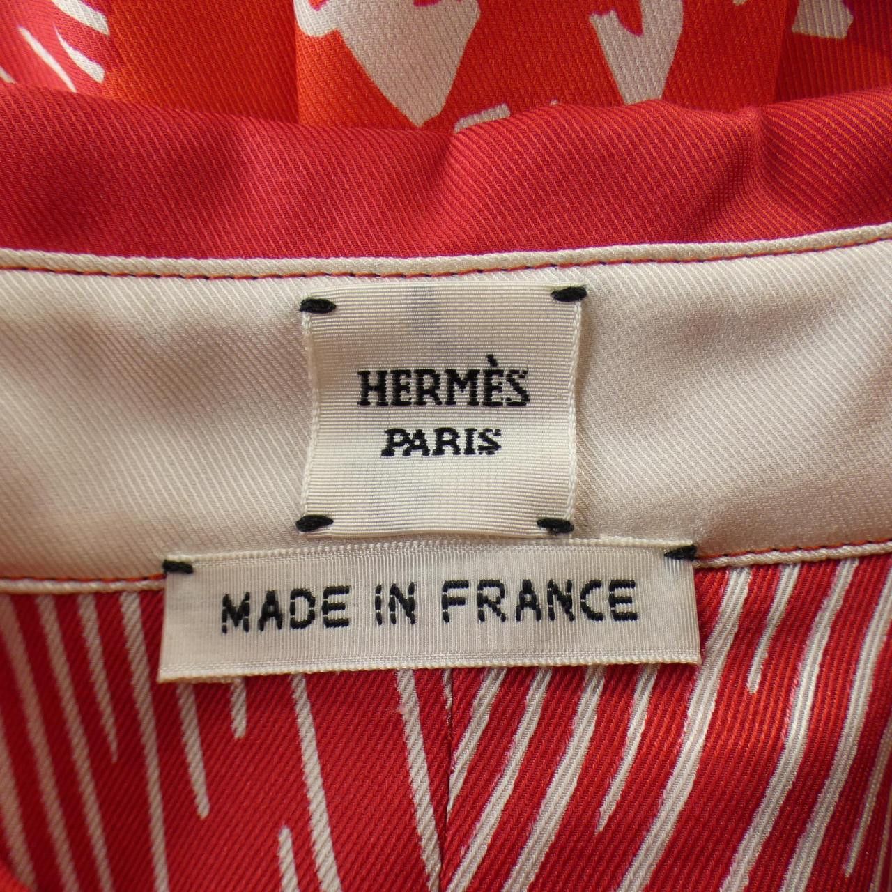Hermes Hermes Hermes Poste Et Cavalerie Silk Shirt Textile Tops DUTY FREE for USA Size ONE SIZE - 4 Thumbnail