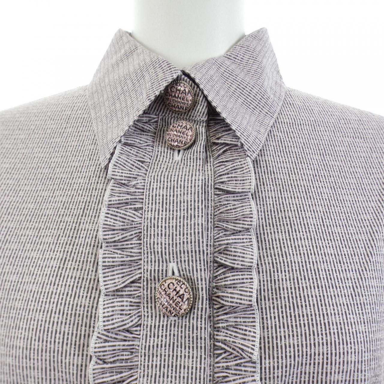 Chanel Chanel Chanel LOOK16 Silk Shirt Textile Tops P76770V48912 DUTY FREE for USA Size ONE SIZE - 6 Thumbnail