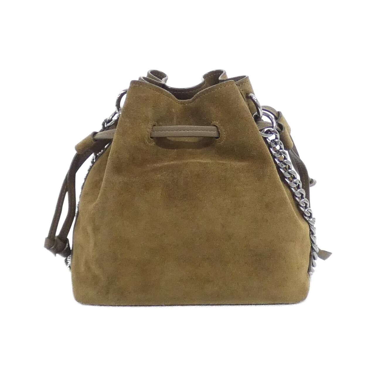 Jimmy Choo Jimmy Choo JIMMY CHOO Curry Drawstring Suede Bag Leather Shoulder Bag DUTY FREE for USA Size ONE SIZE - 2 Thumbnail