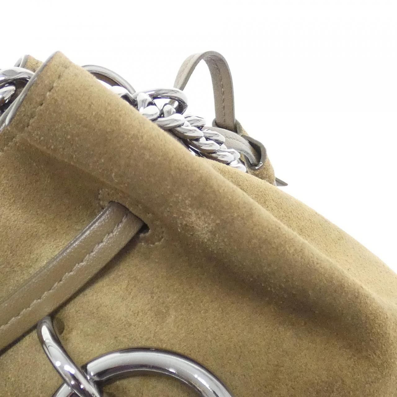 Jimmy Choo Jimmy Choo JIMMY CHOO Curry Drawstring Suede Bag Leather Shoulder Bag DUTY FREE for USA Size ONE SIZE - 6 Thumbnail