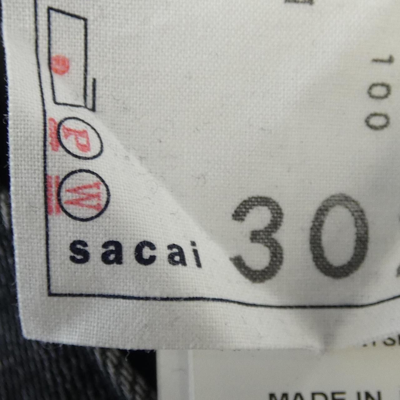 Sacai Sacai Sacai Jeans Textile Jeans 23-03020M DUTY FREE for USA Size ONE SIZE - 4 Thumbnail