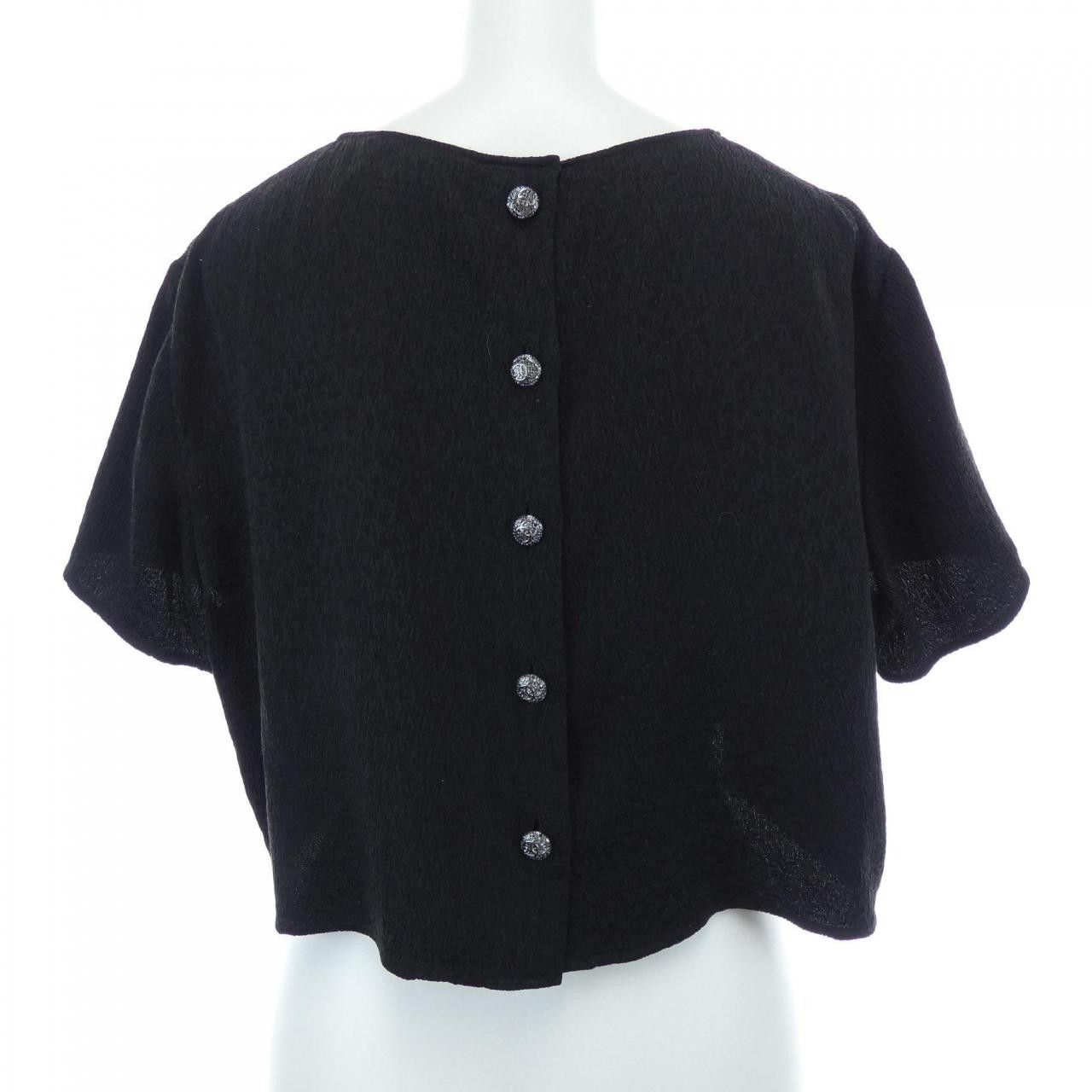 Chanel Chanel Chanel Silk Top Textile Tops P71731V63138 DUTY FREE for USA Size ONE SIZE - 2 Thumbnail