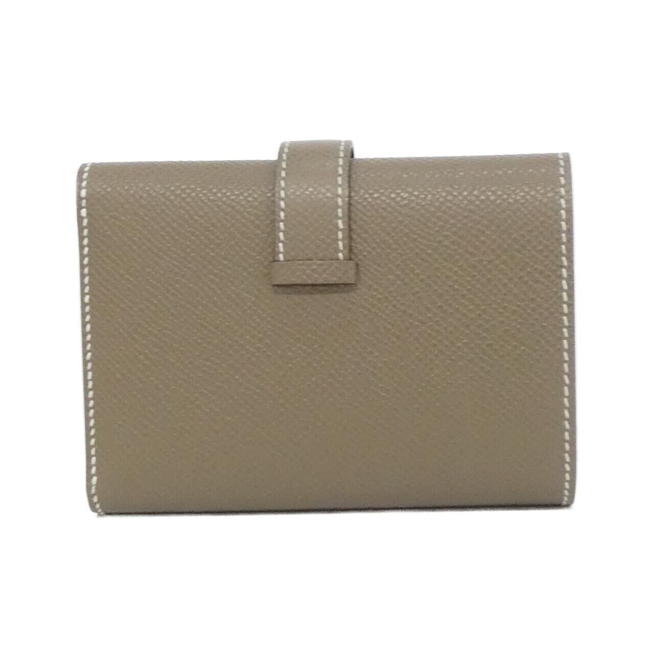 Hermes Hermes Hermes Bearn Combine leather wallet Leather Short Wallet K DUTY FREE for USA Size ONE SIZE - 2 Thumbnail