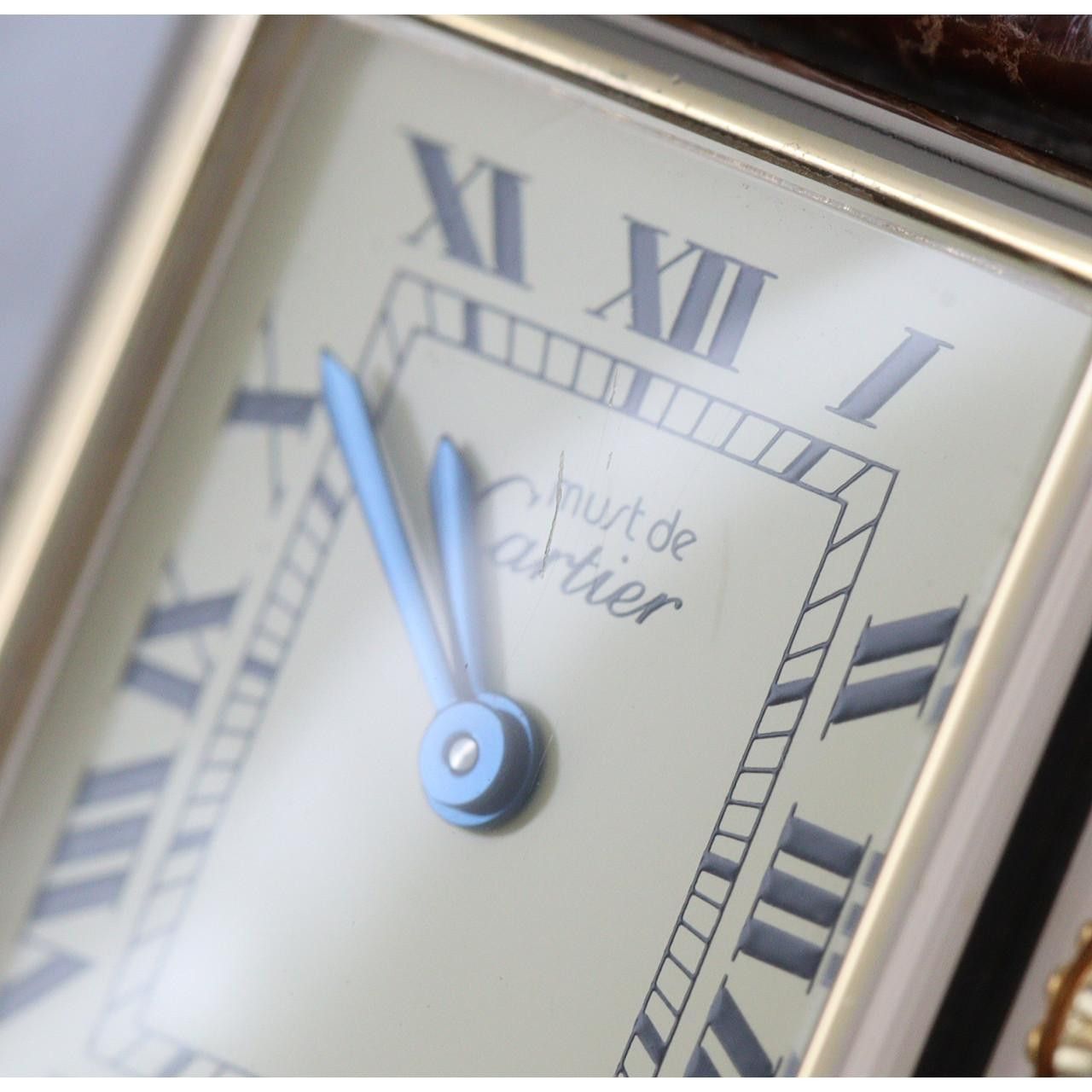 Cartier Cartier Cartier Must Tank Quartz Metal Quartz DUTY FREE for USA Size ONE SIZE - 9 Thumbnail