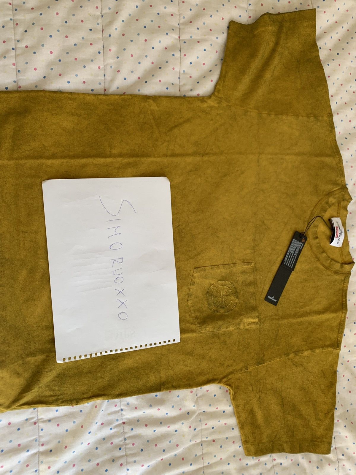 Stone Island × Supreme Supreme x Stone Island Pocket Tee (Olive 