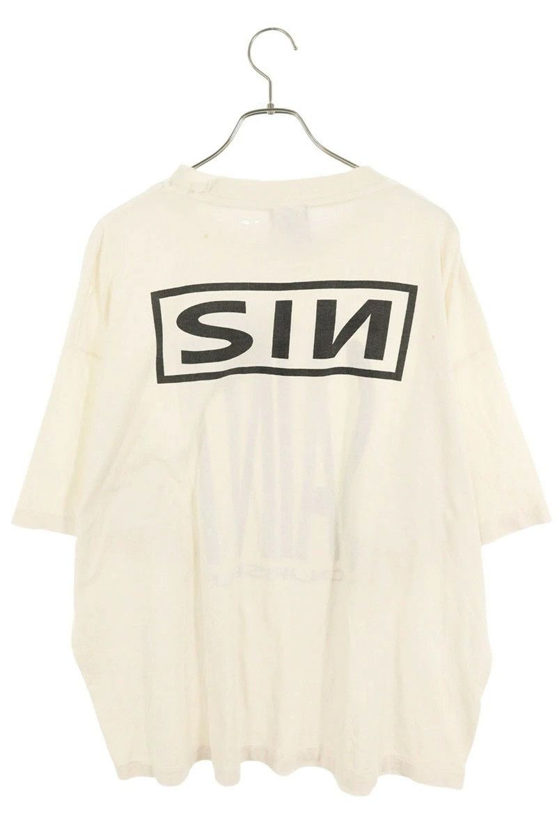 SAINT MICHAEL 25SS SAINT YOURSELF Printed T-Shirt White Size XXL