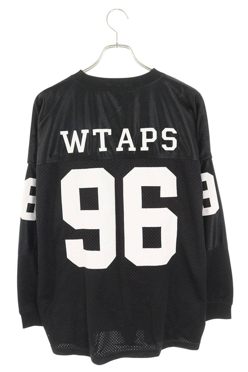 WTAPS 25SS Netminder LS Poly MIKE Long Sleeve Hockey Shirt Black