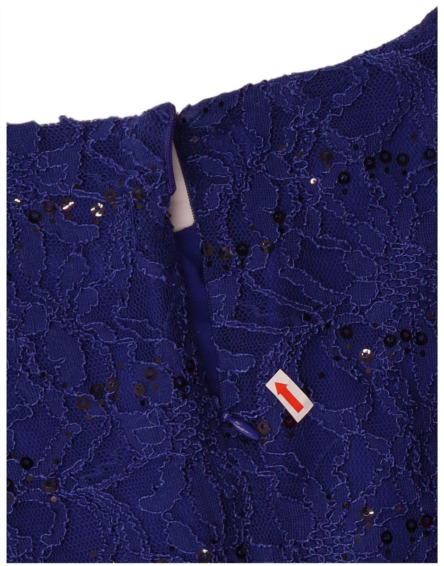 Ralph Lauren Womens Sleeveless Sheath Dress US 8 Medium Blue Floral Nylon Size XS / US 0-2 / IT 36-38 - 3 Thumbnail