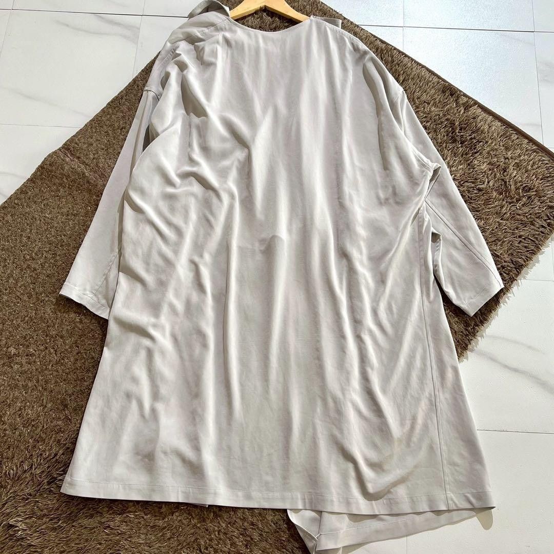 Yohji Yamamoto Y's 22SS Oversized Long Coat Gray Size L Size US L / EU 52-54 / 3 - 3 Thumbnail