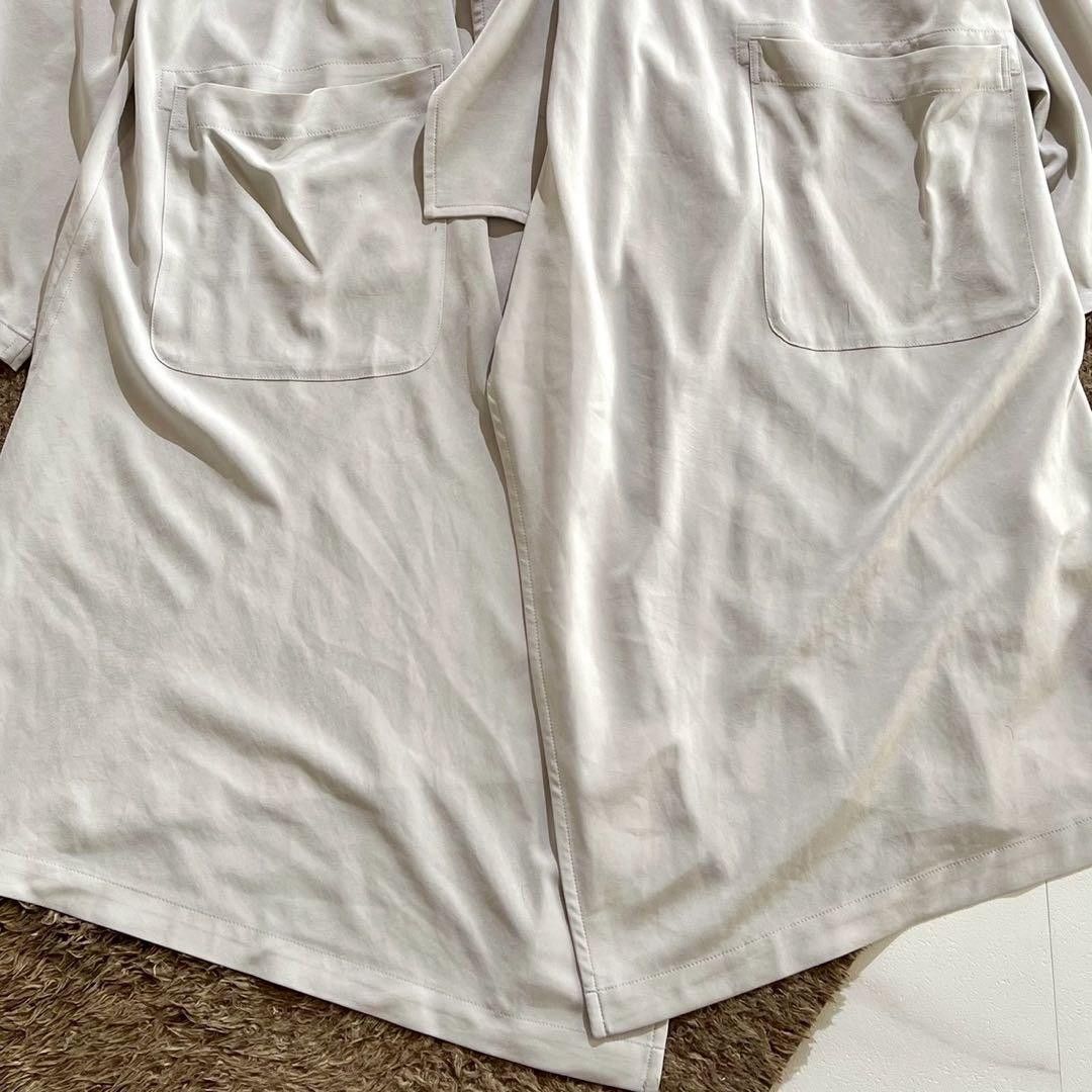 Yohji Yamamoto Y's 22SS Oversized Long Coat Gray Size L Size US L / EU 52-54 / 3 - 5 Thumbnail