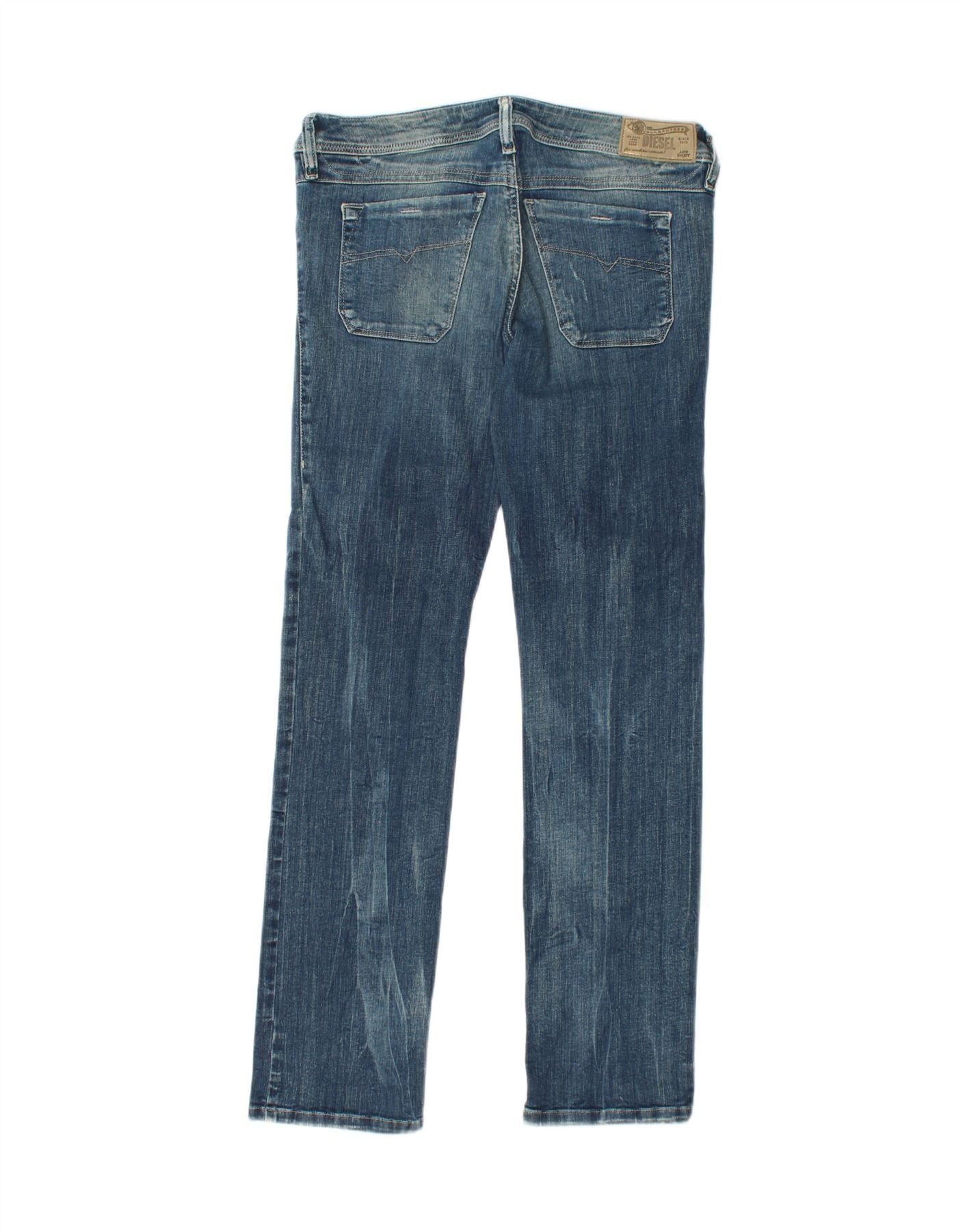 Diesel Womens Slim Jeans W28 L30 Blue Cotton Size 42" / US 20 - 2 Thumbnail