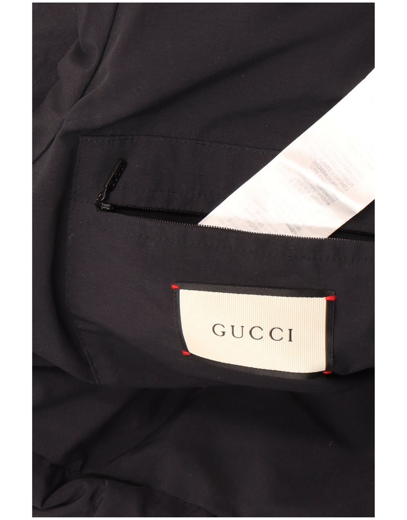 Gucci Mens Graphic Hooded Padded Coat IT 46 Large Black Polyamide Size US XL / EU 56 / 4 - 6 Thumbnail
