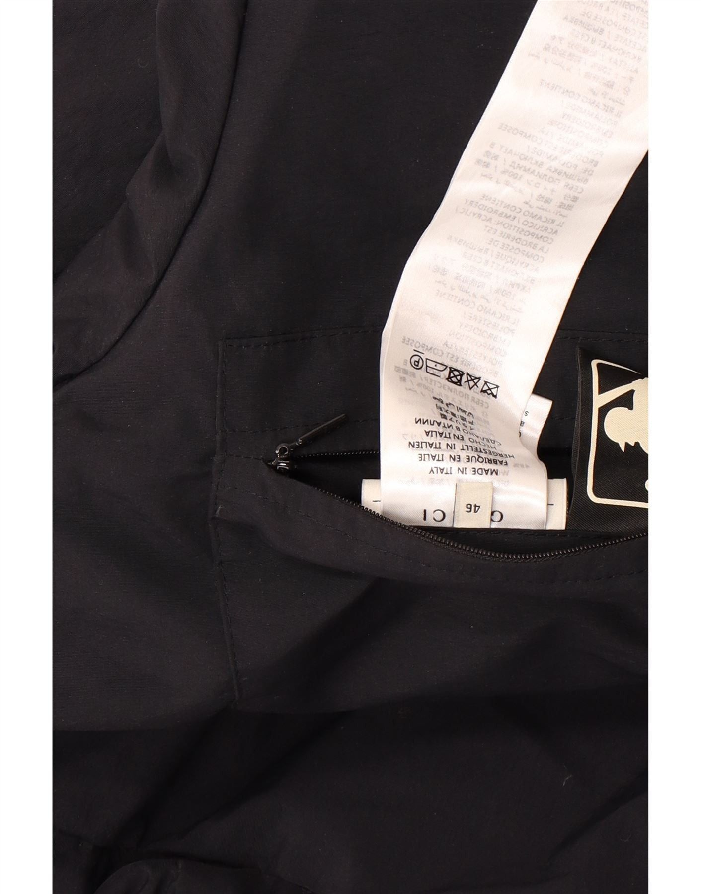 Gucci Mens Graphic Hooded Padded Coat IT 46 Large Black Polyamide Size US XL / EU 56 / 4 - 5 Thumbnail