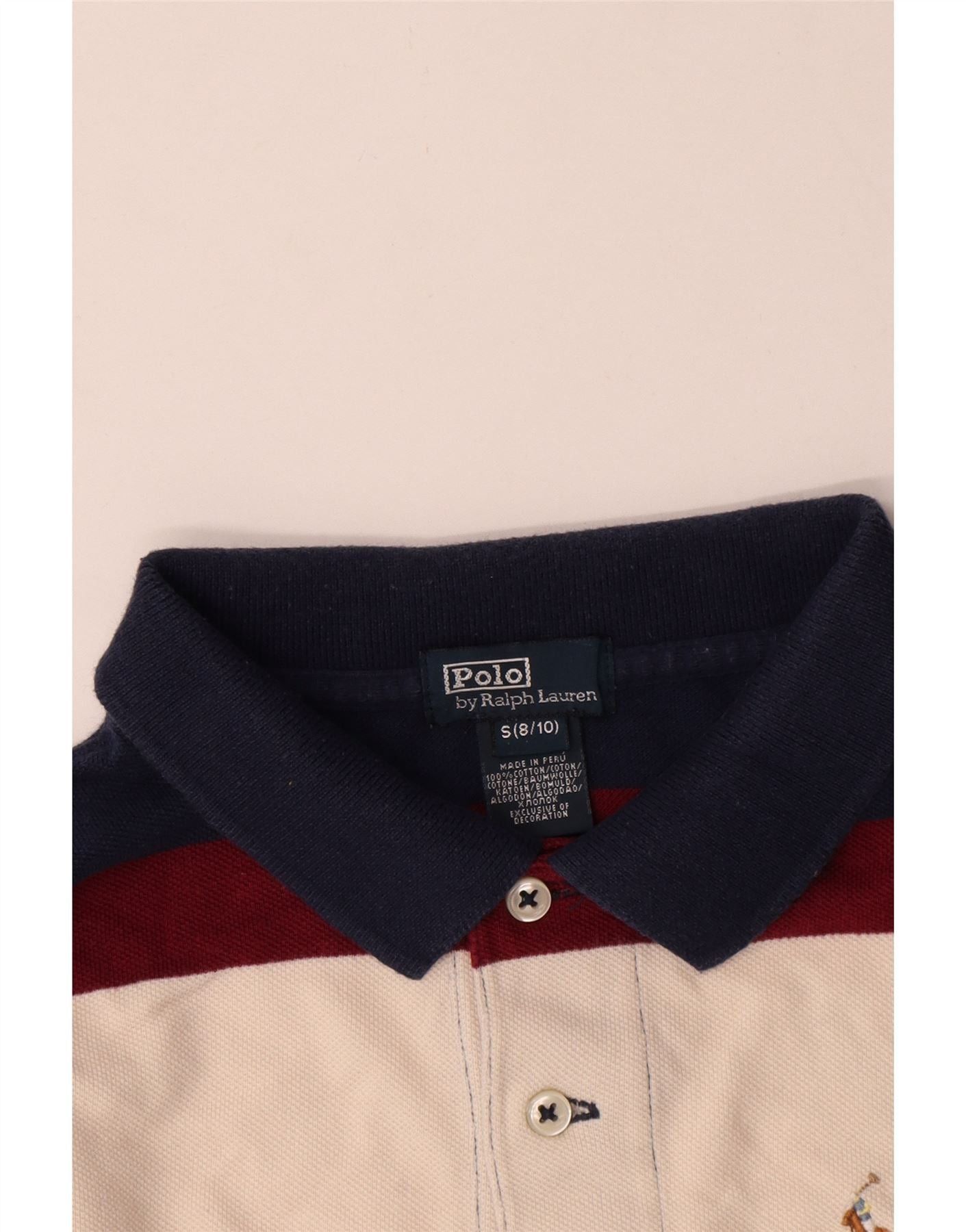 Polo Ralph Lauren Boys Rugby Polo Shirt 8-9 Years Small Navy Blue Size S / US 4 / IT 40 - 3 Thumbnail