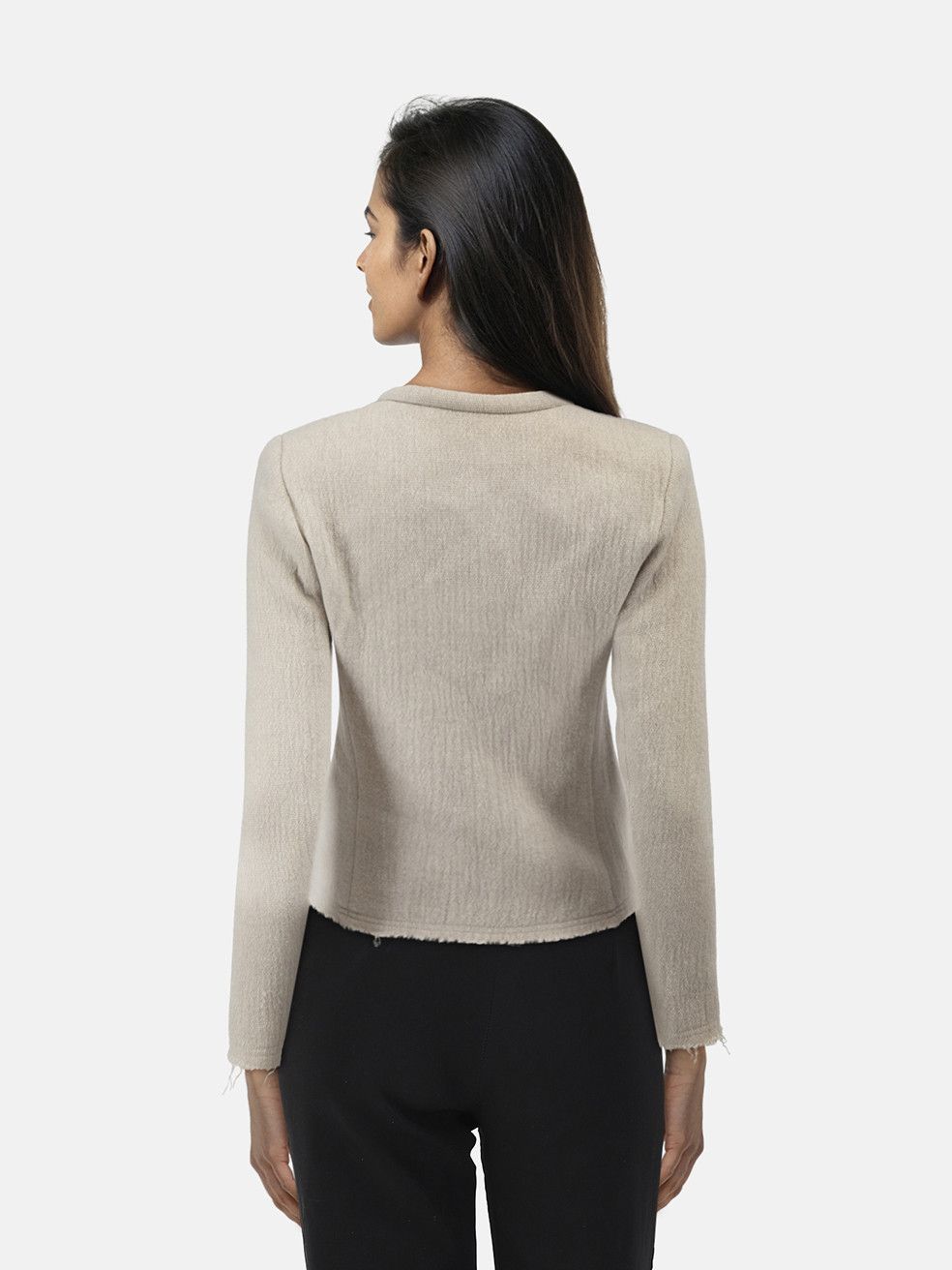 Iro Ecru Wool Aya Jacket Size XS / US 0-2 / IT 36-38 - 2 Thumbnail
