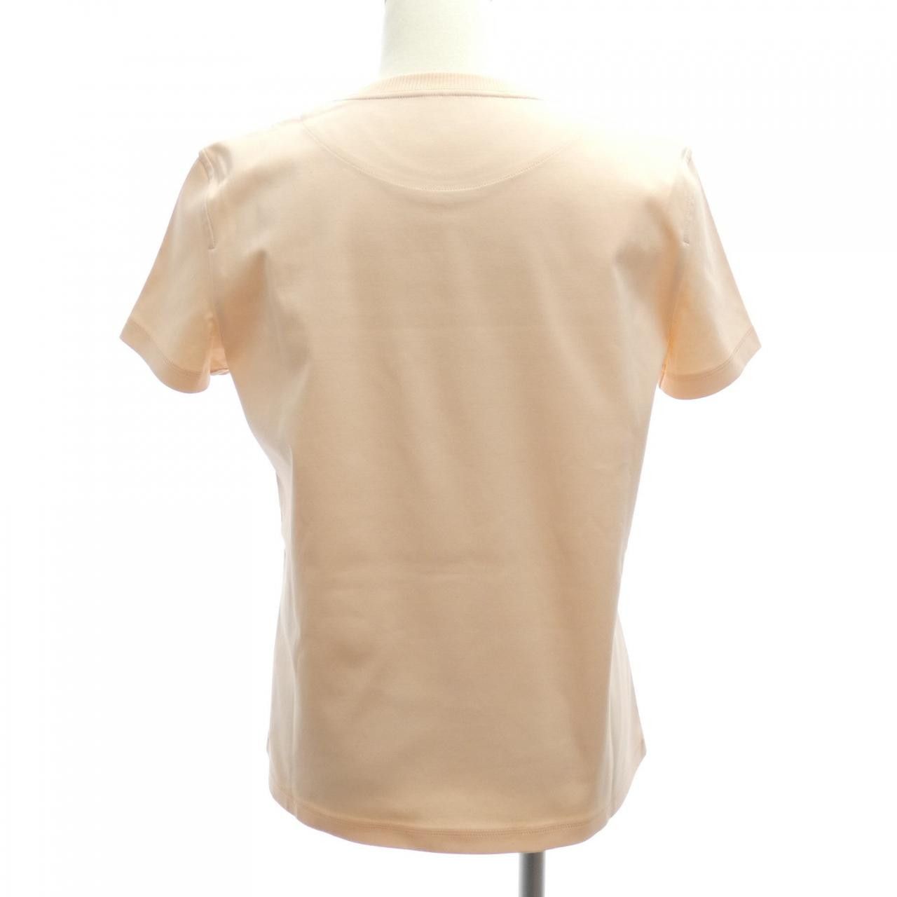 Hermes Hermes Hermes Cartouche Cotton TShirt Textile T-Shirts DUTY FREE for USA Size ONE SIZE - 2 Thumbnail
