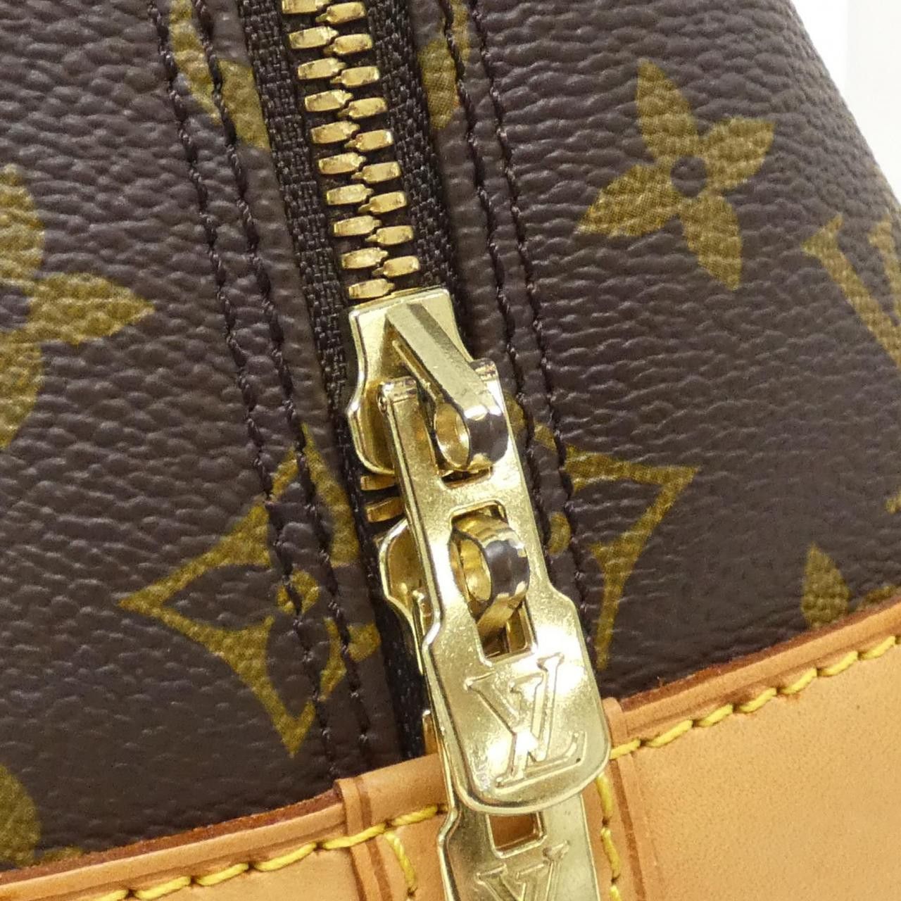 Louis Vuitton Louis Vuitton Louis Vuitton Alma Monogram Bag Textile Handbag M51130 DUTY FREE for USA Size ONE SIZE - 3 Thumbnail