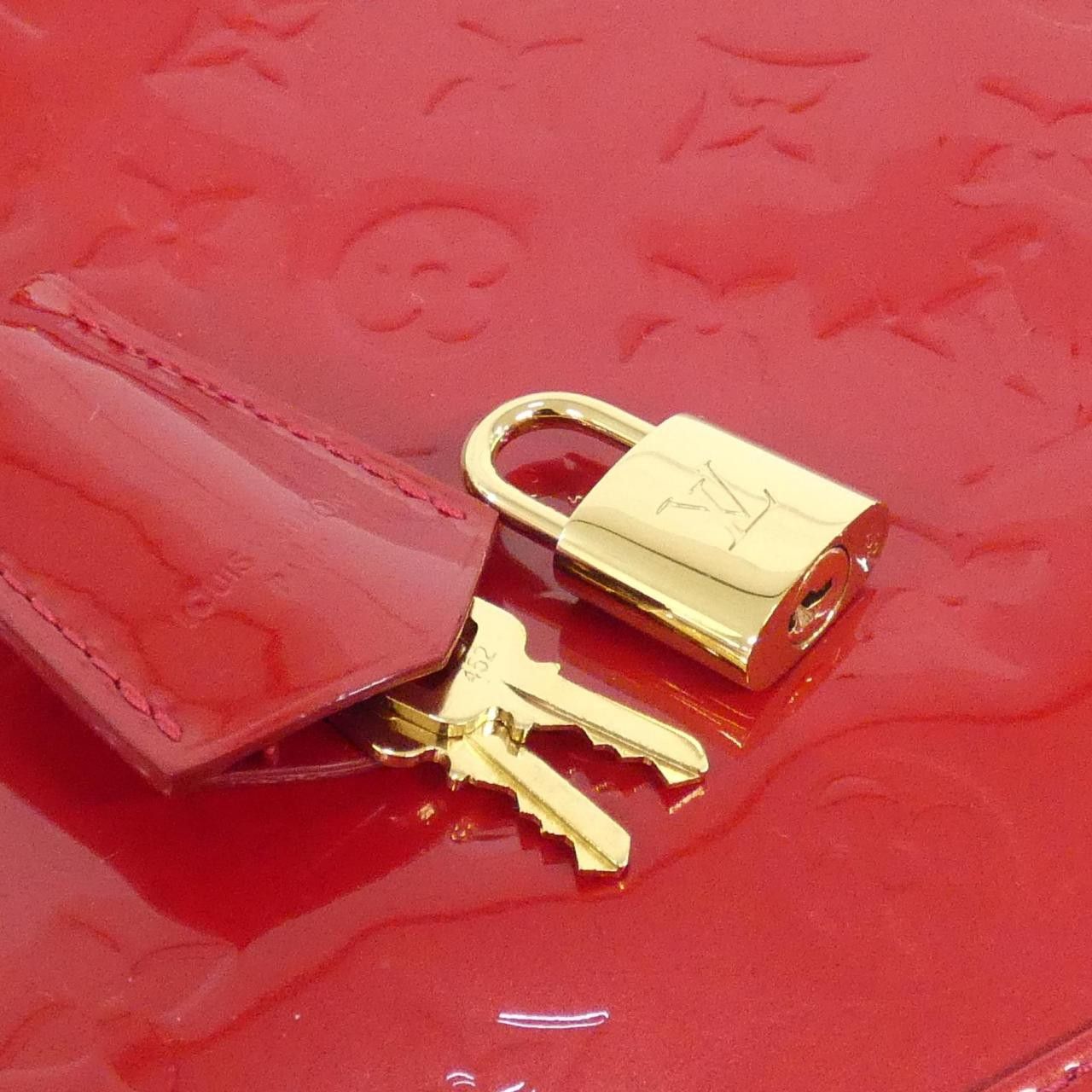 Louis Vuitton Louis Vuitton Louis Vuitton Alma Vernis Bag Plastic / Synthetic Handbag M90096 DUTY FREE for USA Size ONE SIZE - 3 Thumbnail