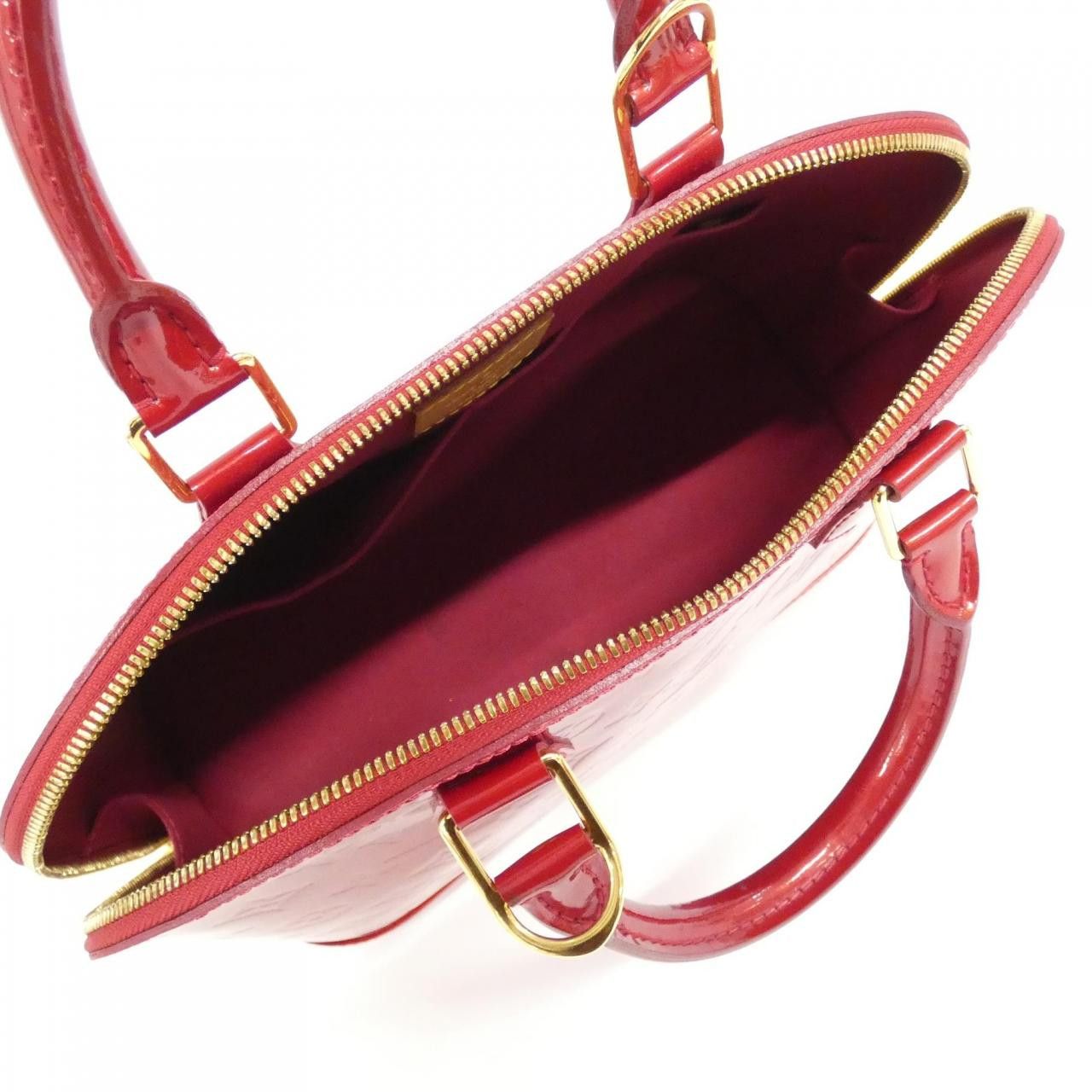 Louis Vuitton Louis Vuitton Louis Vuitton Alma Vernis Bag Plastic / Synthetic Handbag M90096 DUTY FREE for USA Size ONE SIZE - 8 Thumbnail