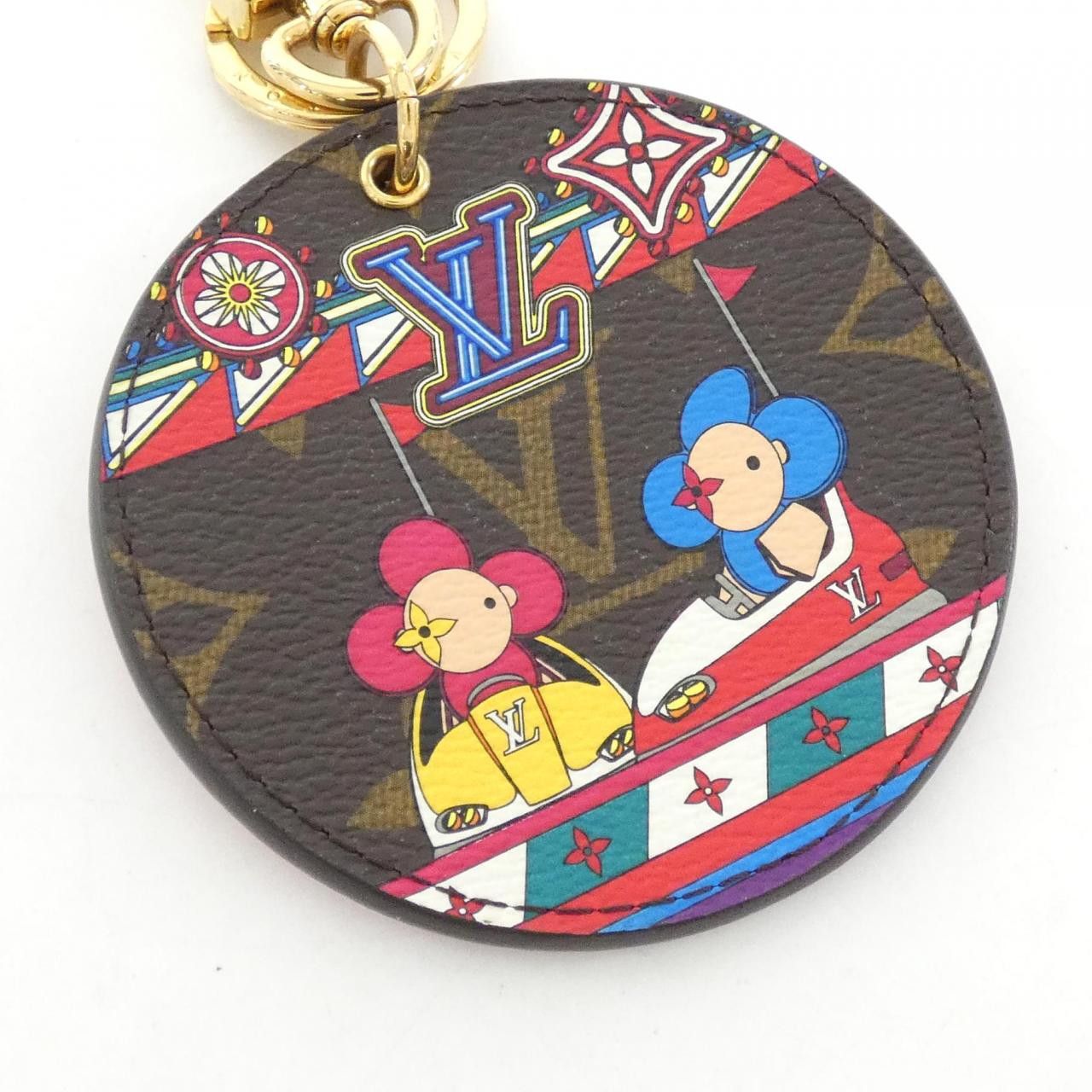 Louis Vuitton Louis Vuitton Louis Vuitton Vivienne Monogram Keyring Textile Charm M69984 DUTY FREE for USA Size ONE SIZE - 3 Thumbnail