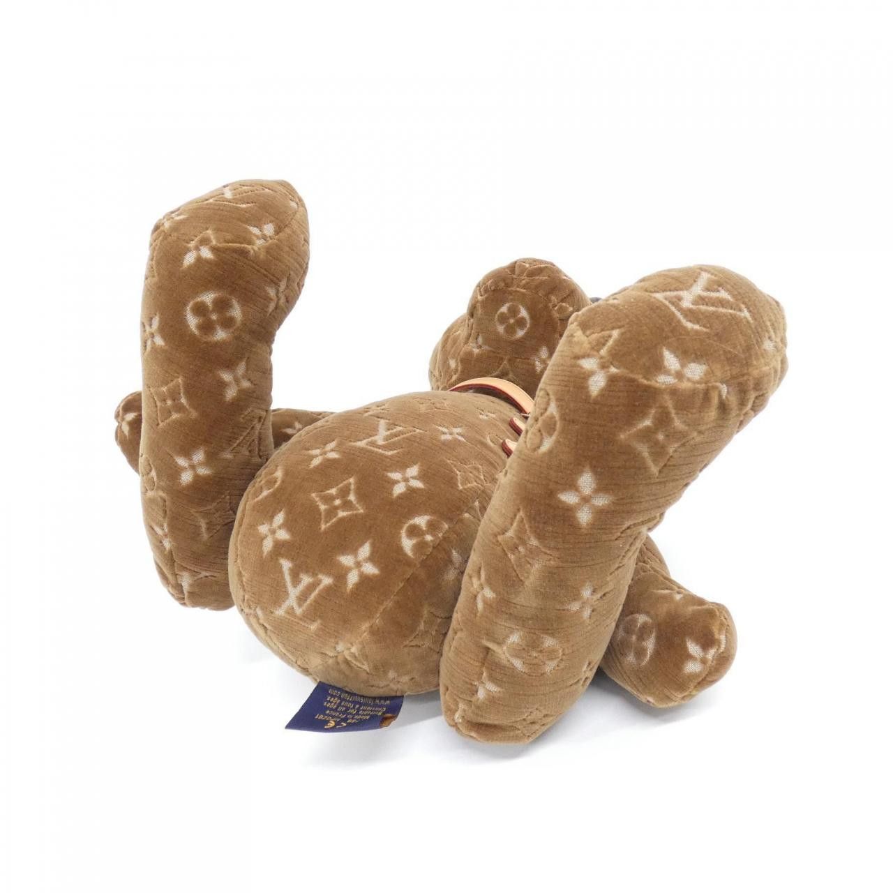Louis Vuitton Louis Vuitton Louis Vuitton Doudou Teddy Bear Velour Doll Textile Other GI0739 DUTY FREE for USA Size ONE SIZE - 4 Thumbnail