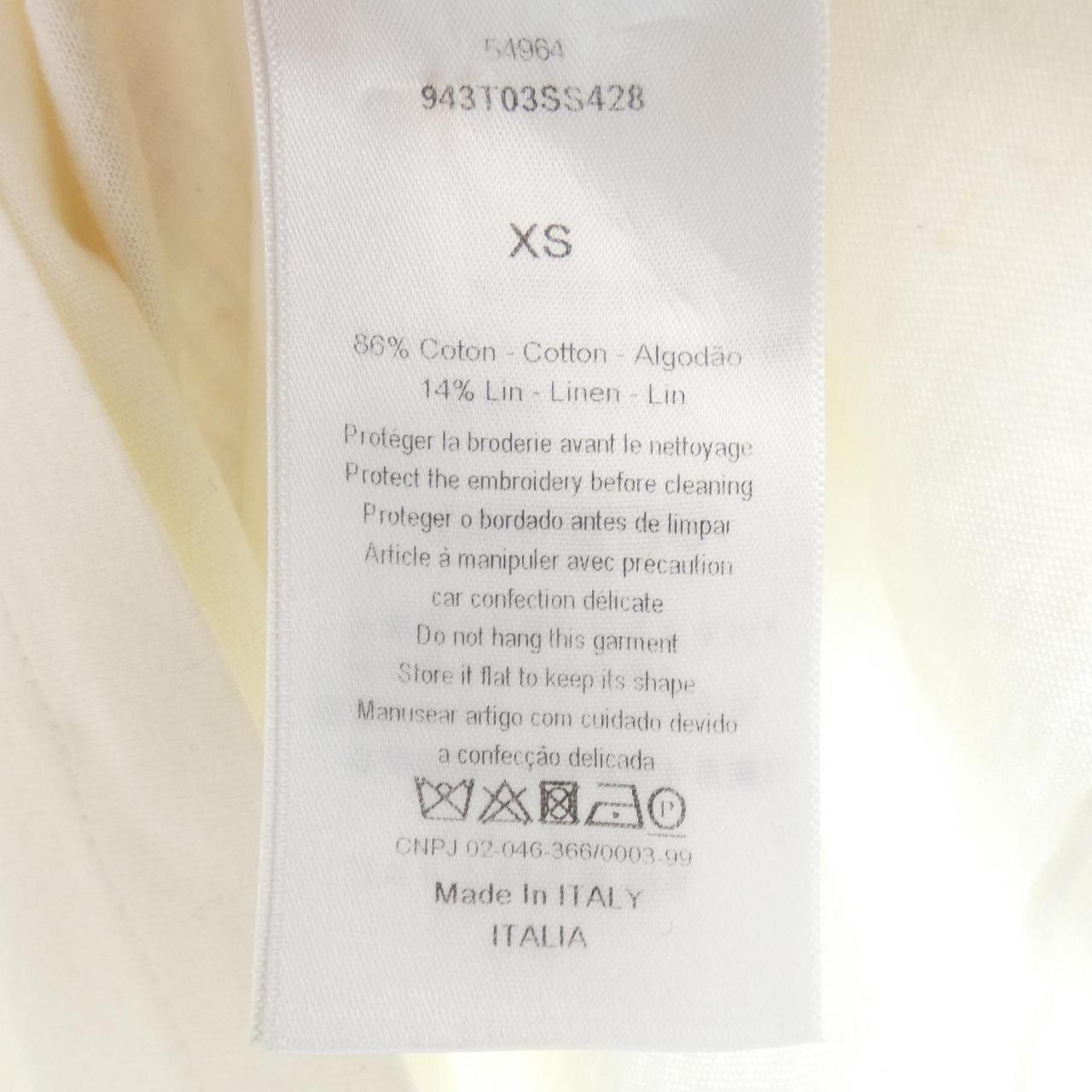 Dior Dior Christian Dior Cotton T Shirt Textile T-Shirts 943T03SS428 DUTY FREE for USA Size ONE SIZE - 3 Thumbnail