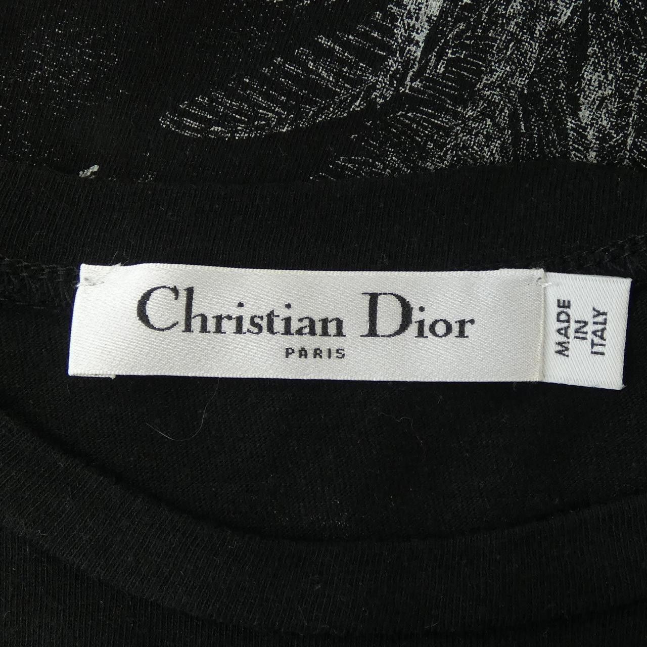 Dior Dior Christian Dior Cotton T Shirt Textile T-Shirts 953T03A4436 DUTY FREE for USA Size ONE SIZE - 4 Thumbnail