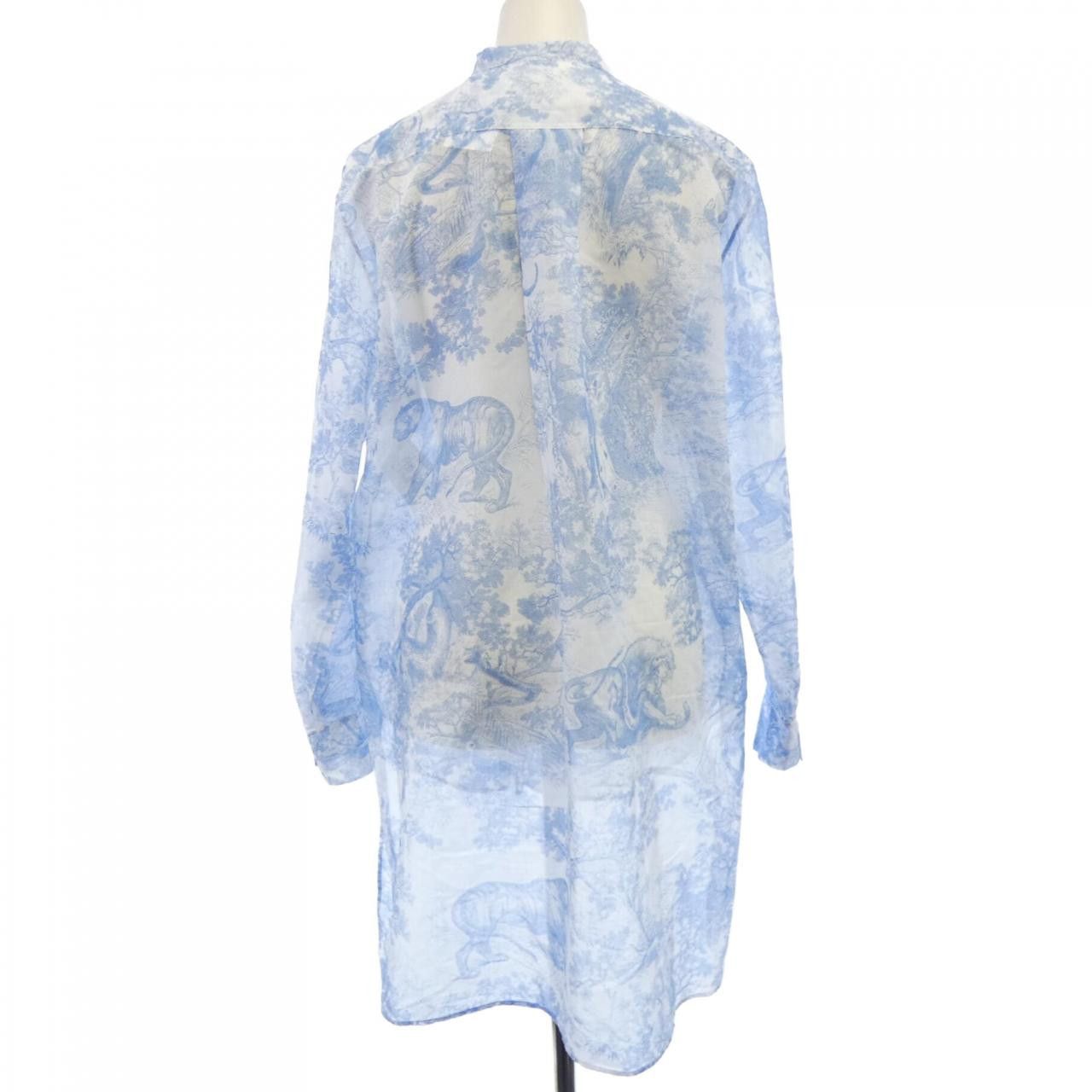Dior Dior Christian Dior Toile De Jouy Cotton Shirt Textile Dress Shirt 911B54A3802 DUTY FREE for USA Size ONE SIZE - 2 Thumbnail