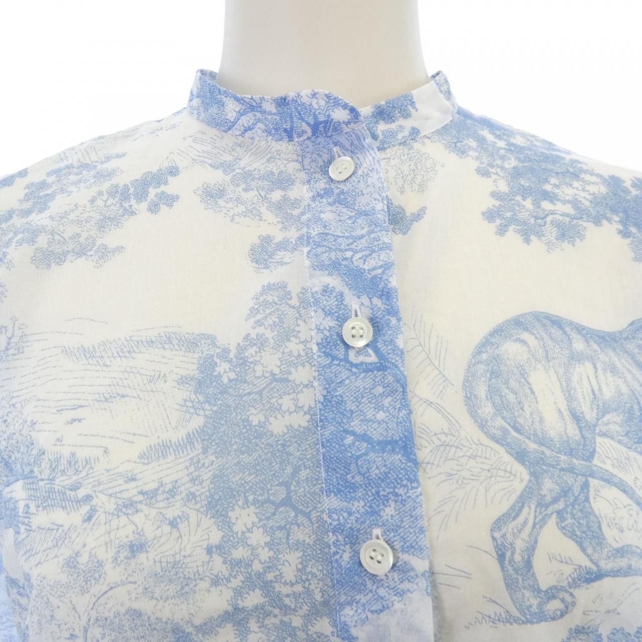 Dior Dior Christian Dior Toile De Jouy Cotton Shirt Textile Dress Shirt 911B54A3802 DUTY FREE for USA Size ONE SIZE - 5 Thumbnail